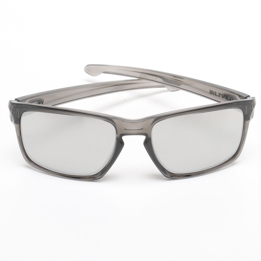 Oakley Silver Polarized Sunglasses