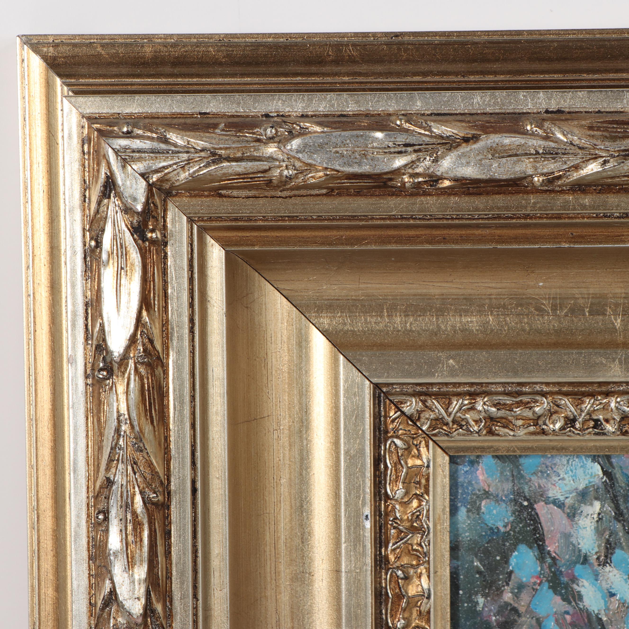 D. A. Thomsom Oil Painting of Seaside City