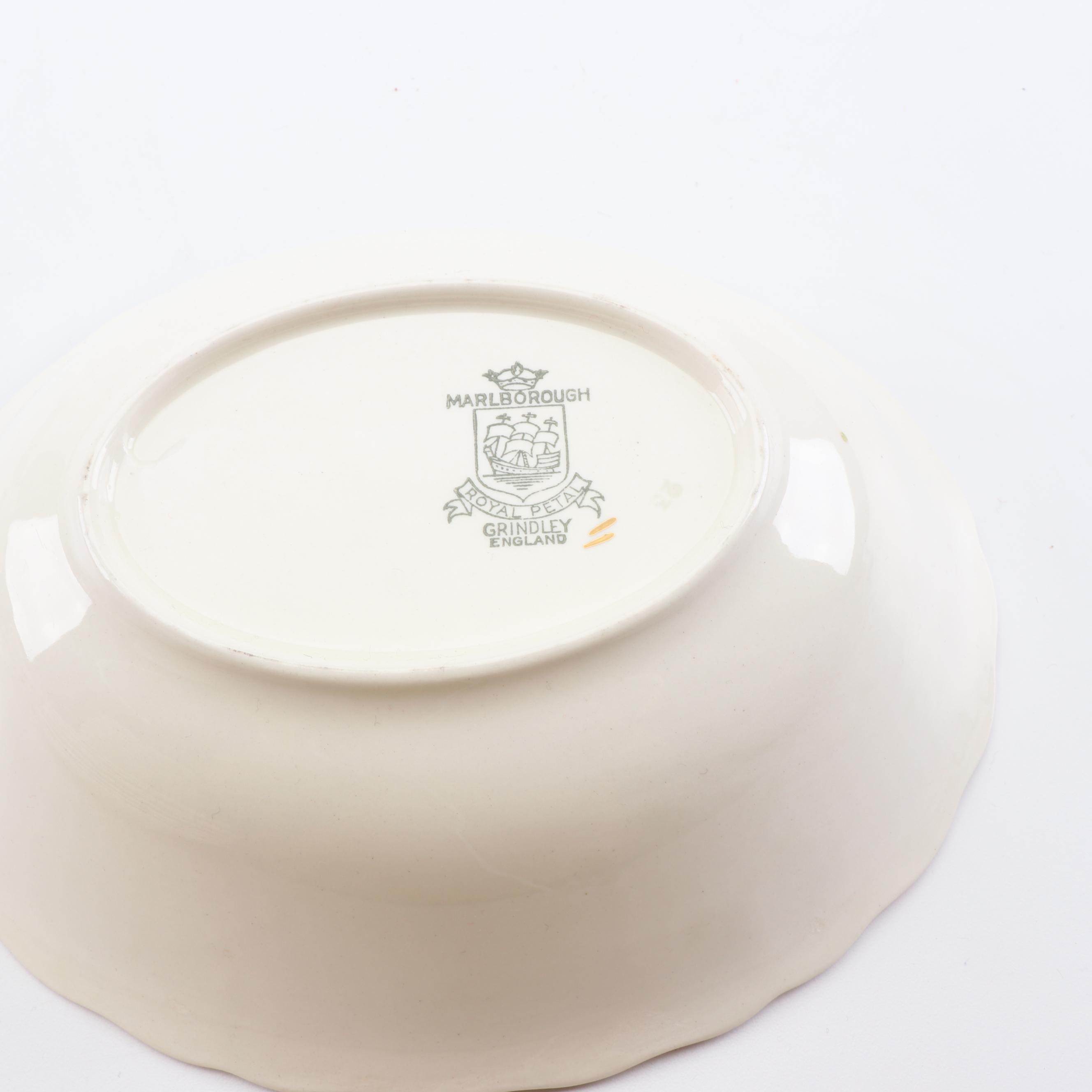 Vintage Grindley "Marlborough" Earthenware Dinnerware