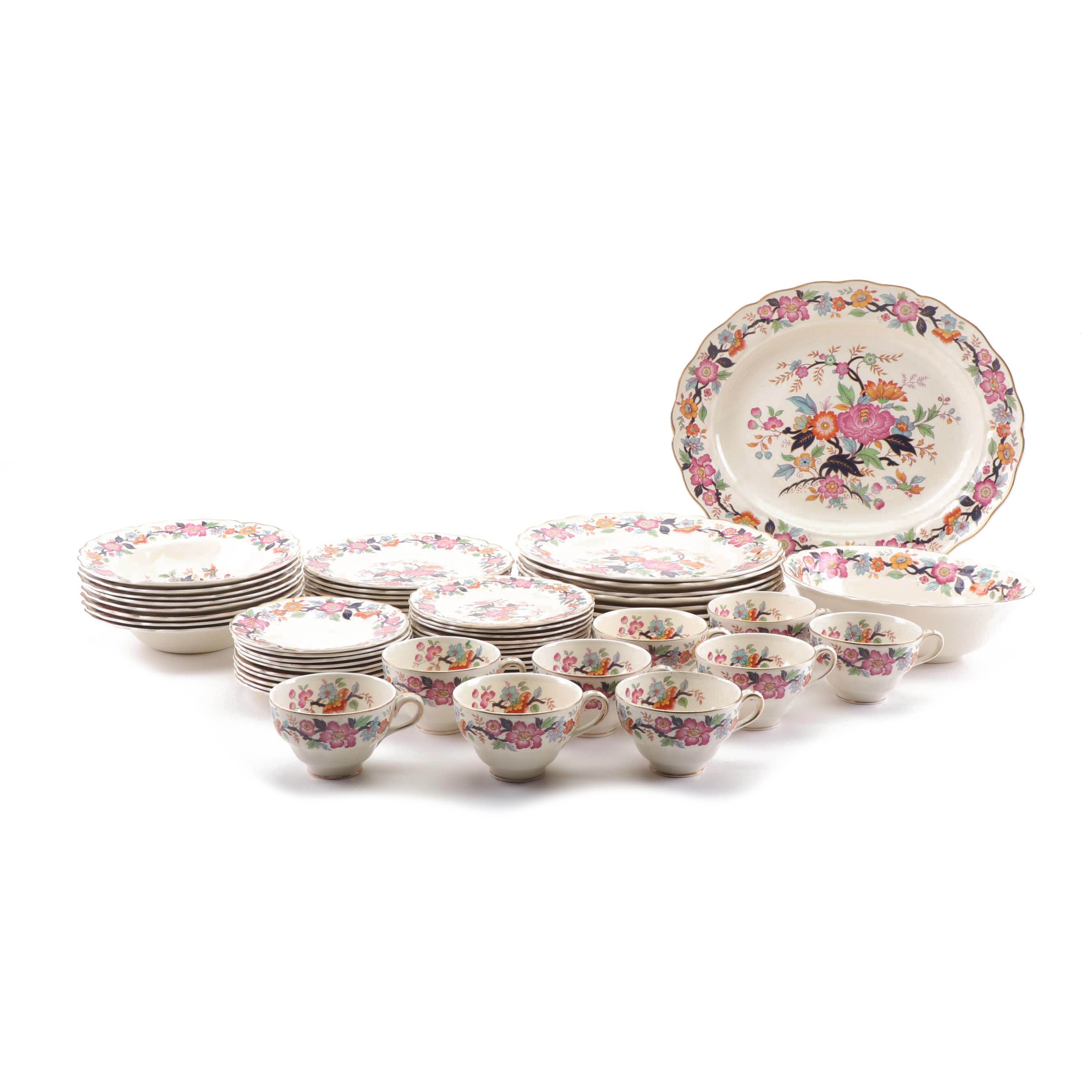 Vintage Grindley "Marlborough" Earthenware Dinnerware