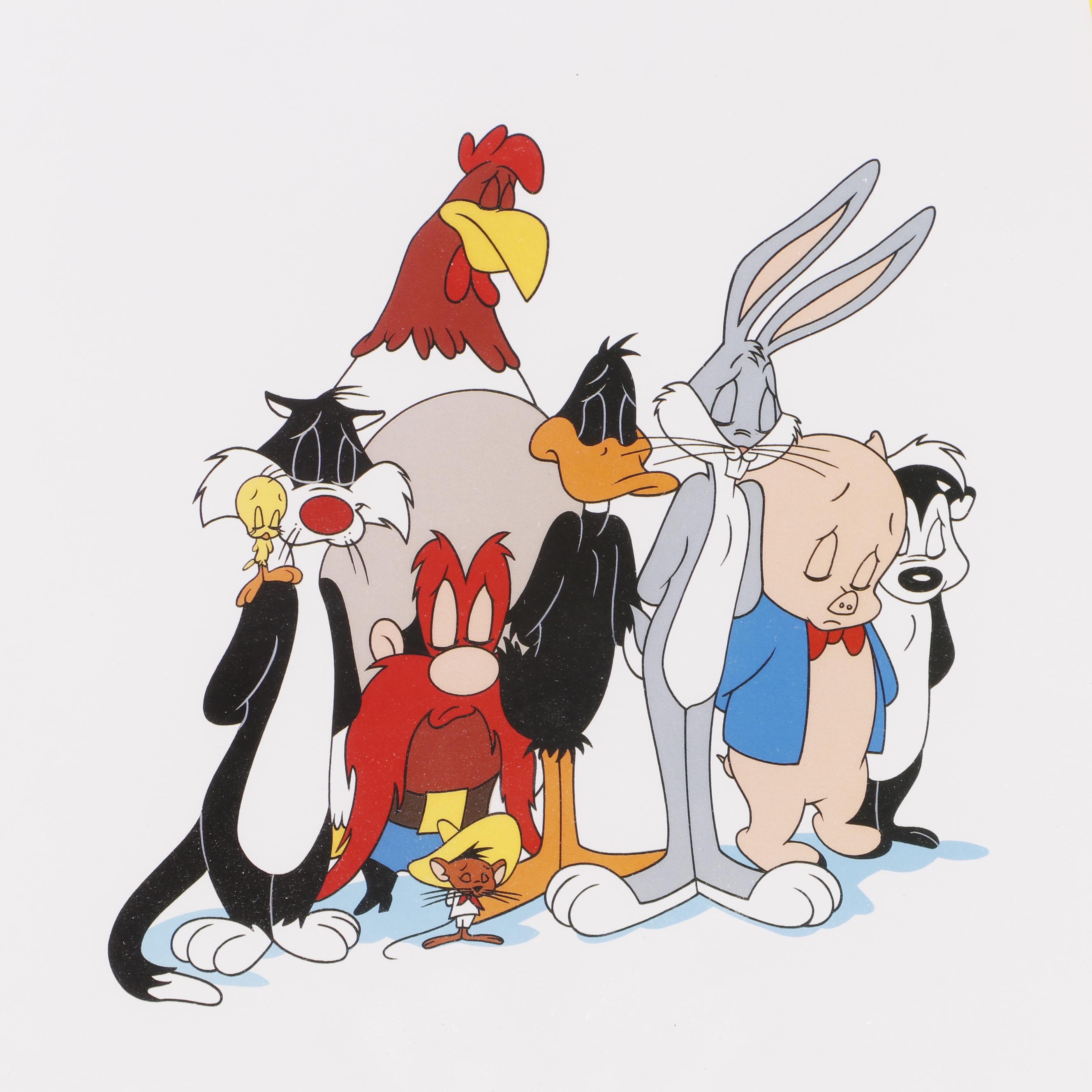 Mel Blanc Commemorative Serigraph Poster "Speechless"