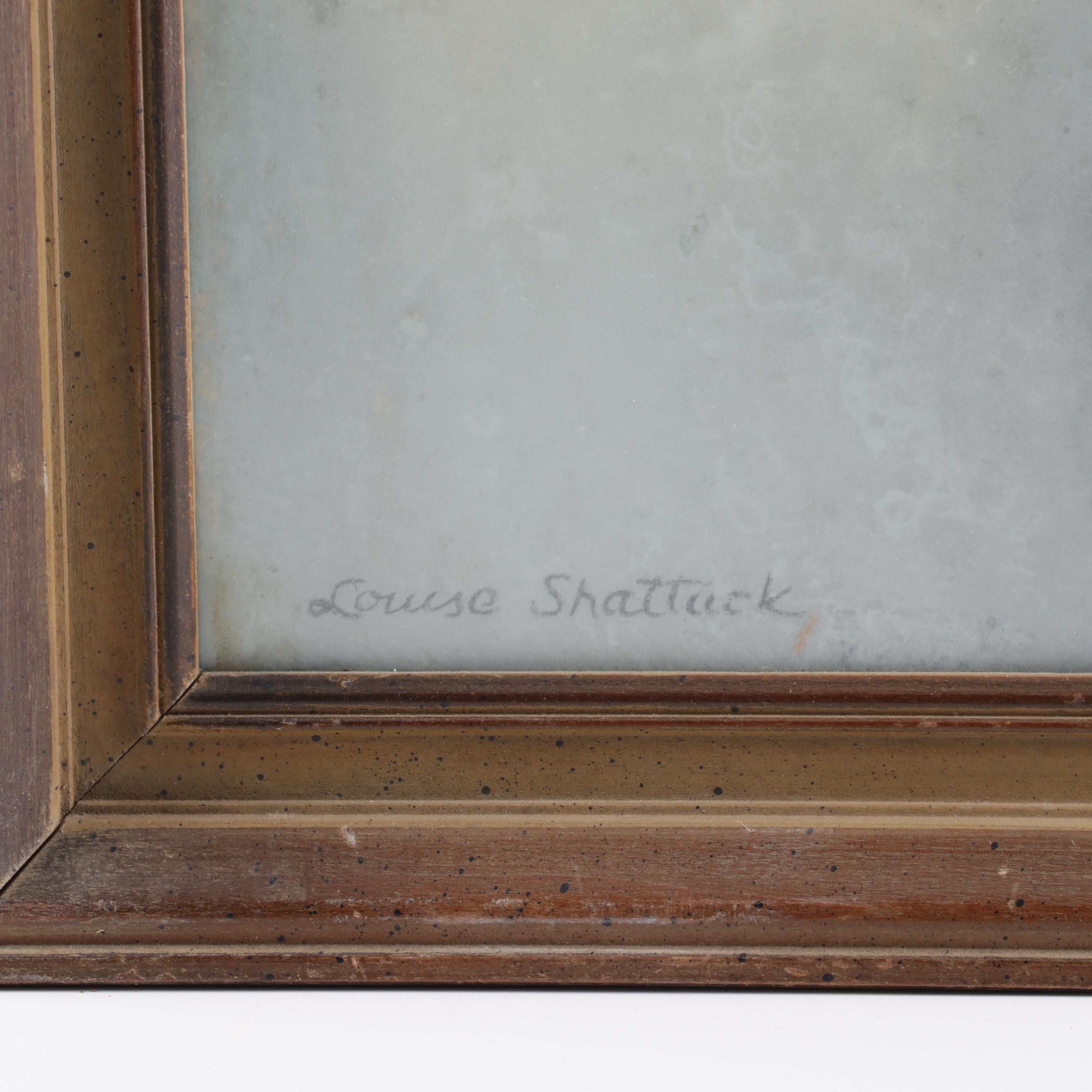 Louise Shattuck Pastel Drawing of English Setter