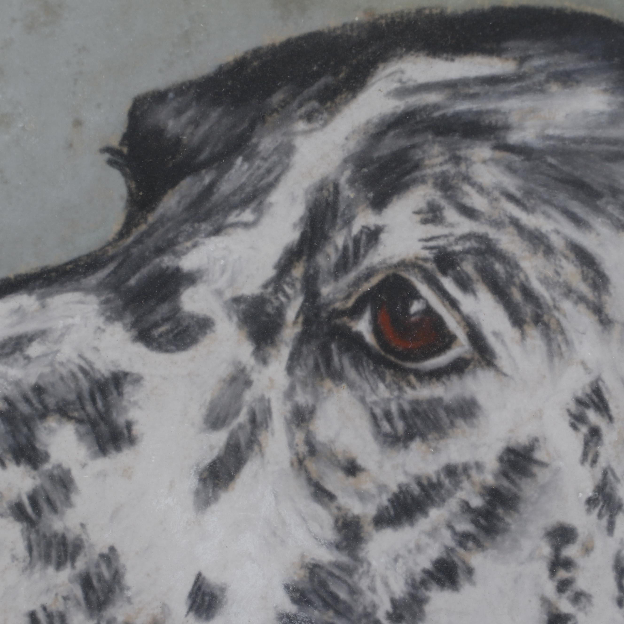 Louise Shattuck Pastel Drawing of English Setter