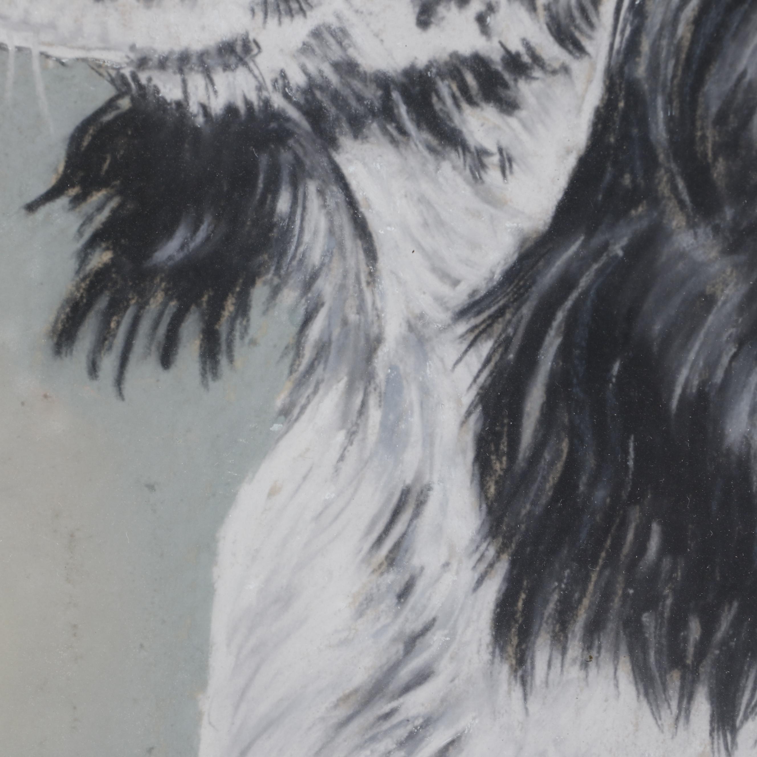 Louise Shattuck Pastel Drawing of English Setter