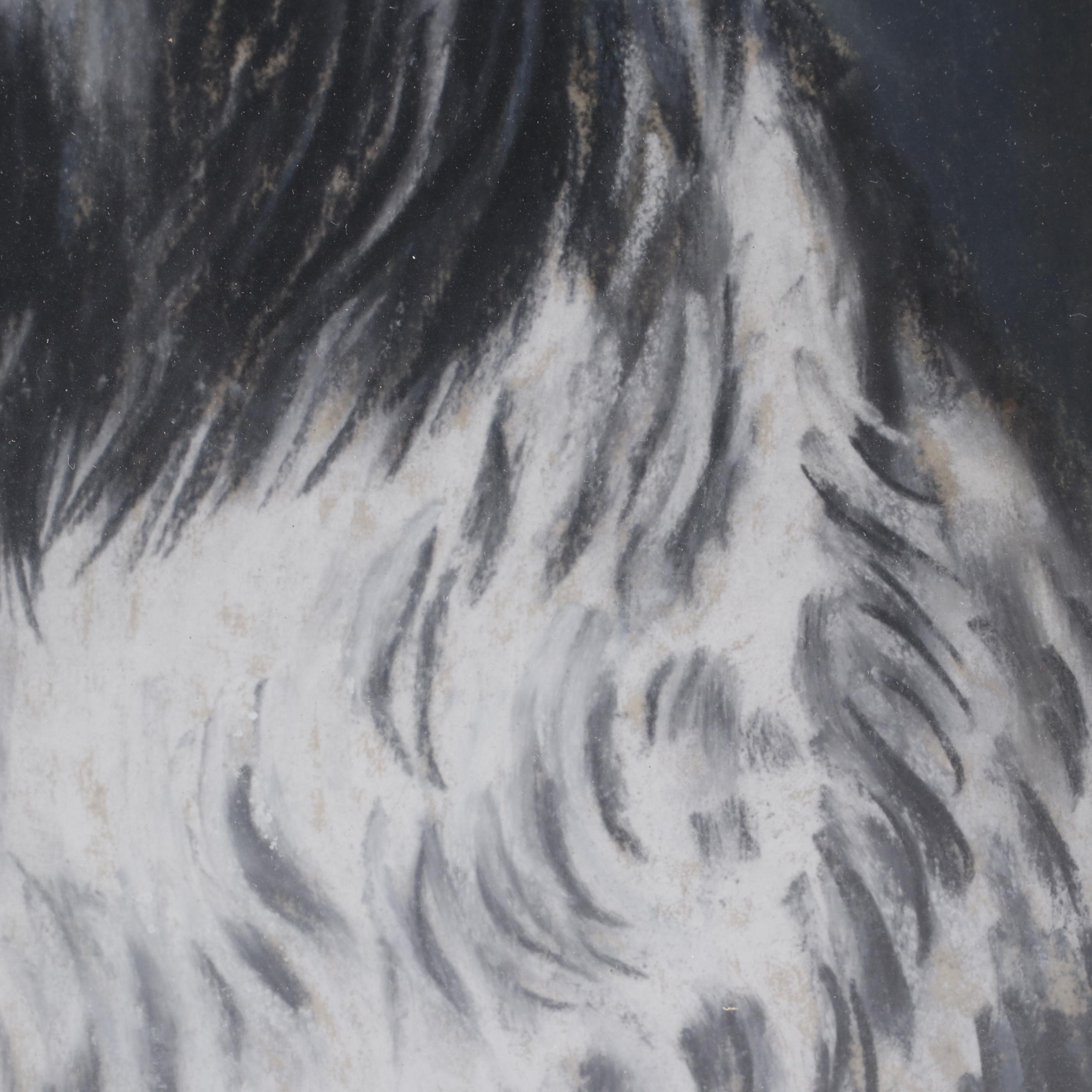 Louise Shattuck Pastel Drawing of English Setter