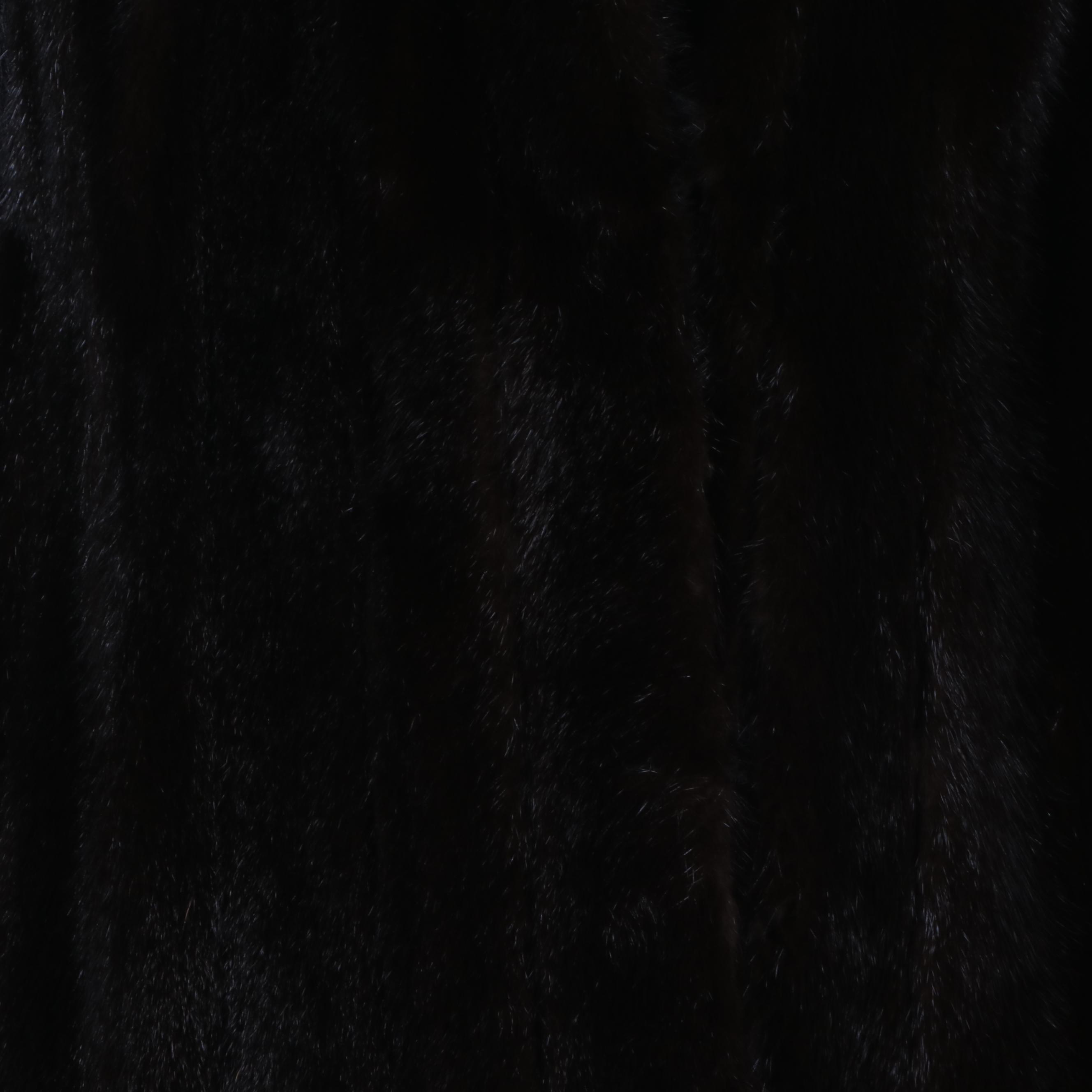 Women's Gary Martin Furs Blackglama Dark Ranch Mink Fur Coat