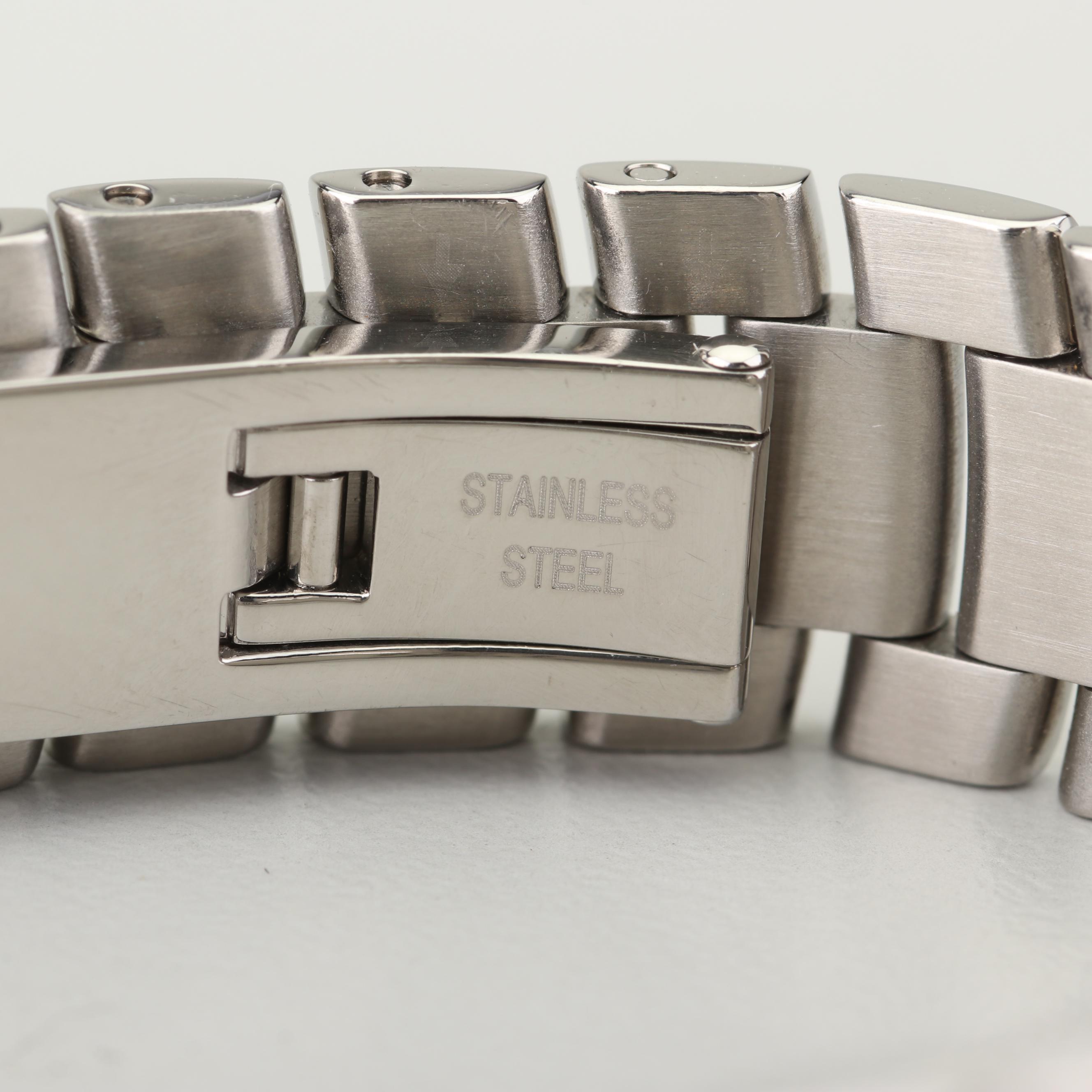 Movado Stainless Steel and Diamond Watch