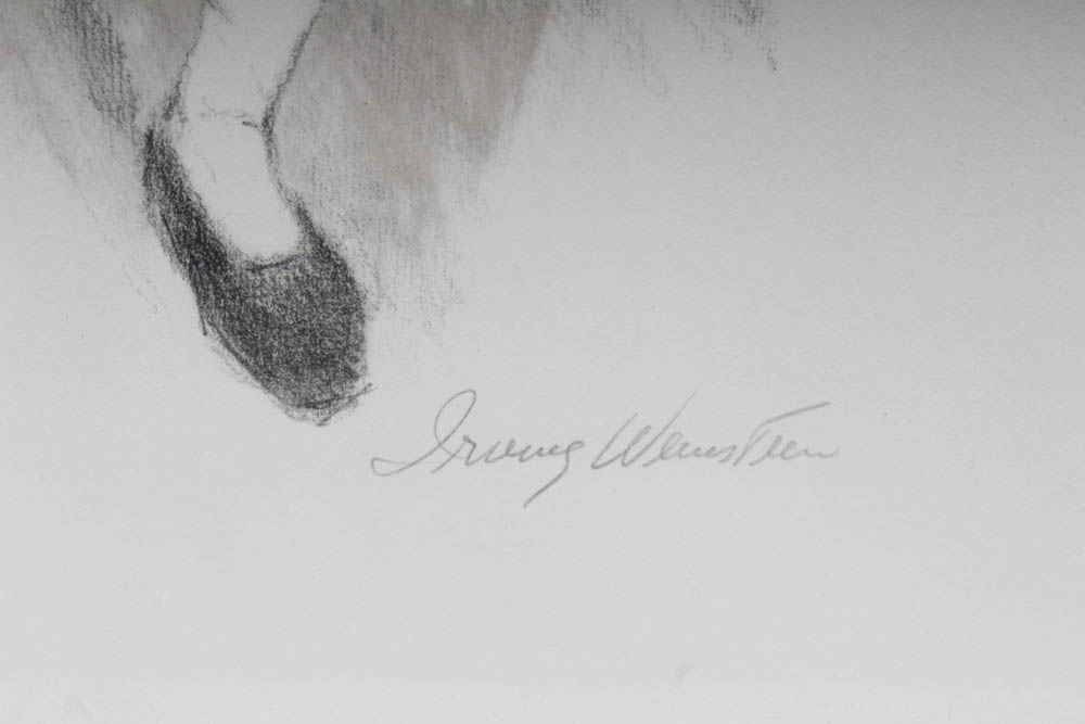 Irving Weinstein Judaica Lithograph