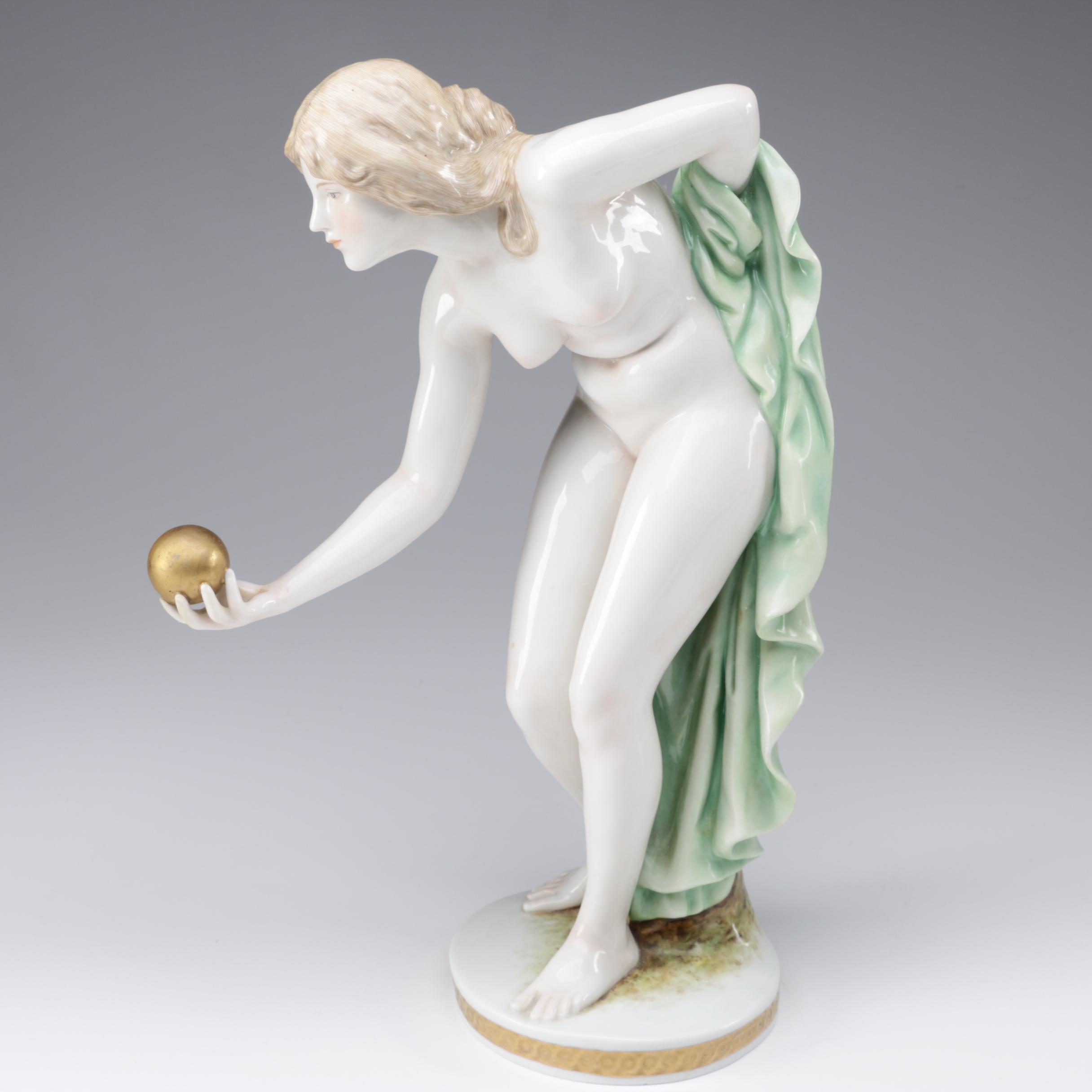 Porzellanmanufaktur Kister Porcelain Figurine, 1925-1972