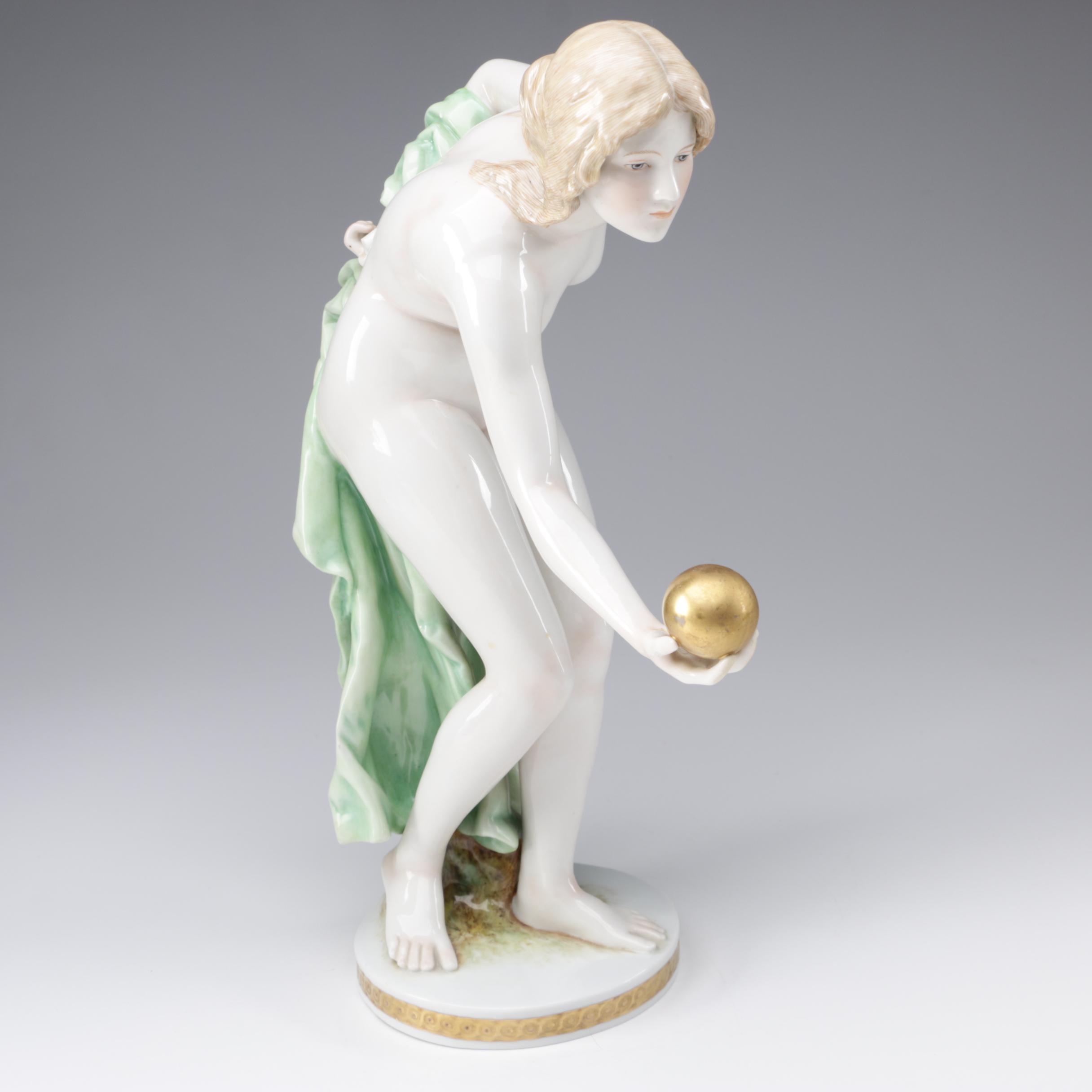 Porzellanmanufaktur Kister Porcelain Figurine, 1925-1972