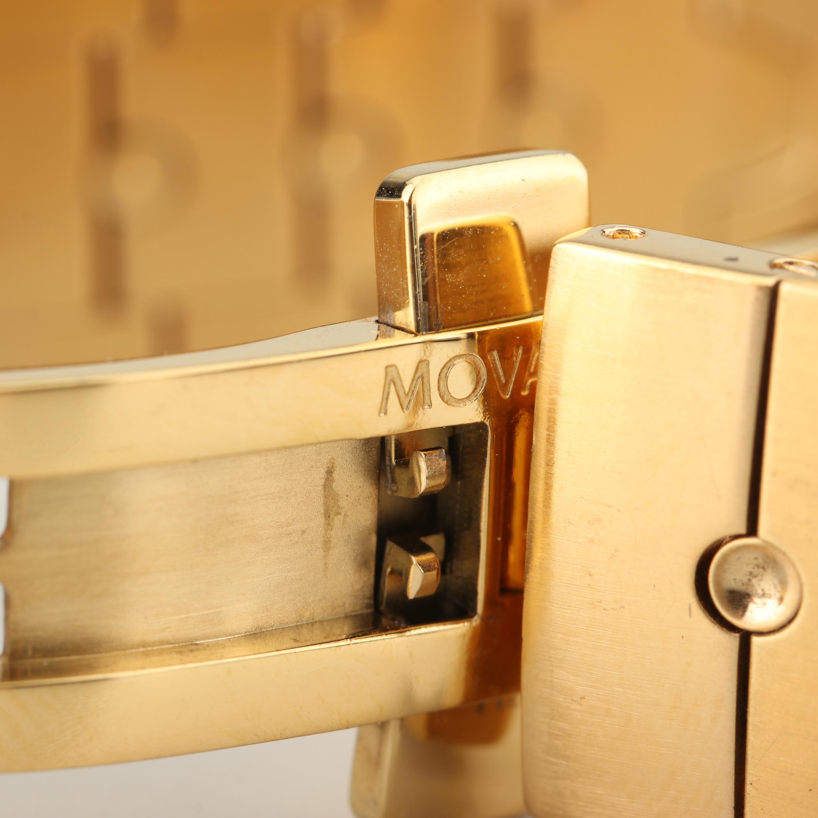 Movado Sports Edition Gold Tone Stainless Steel and Diamond Watch