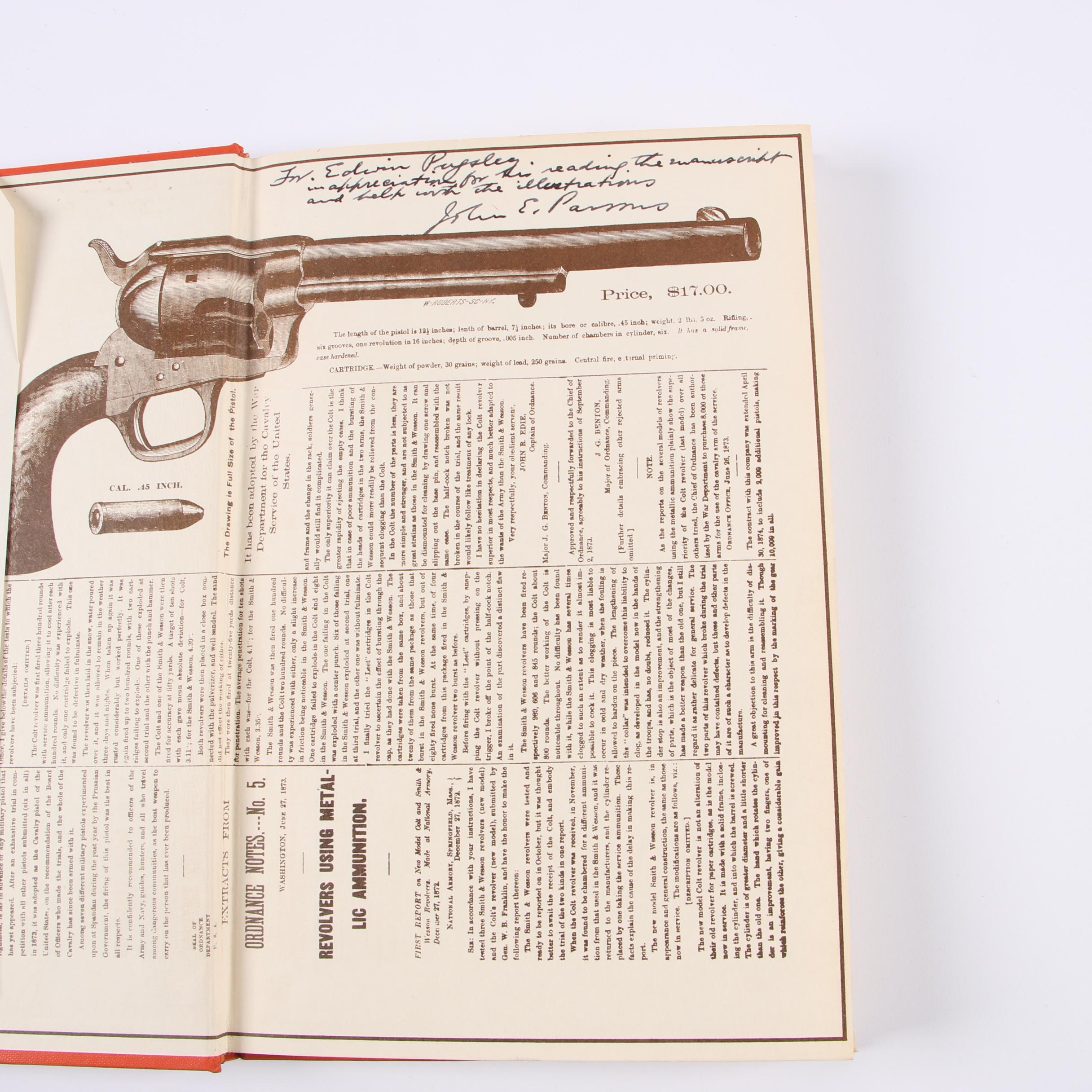 Signed "The Peacemaker and Its Rivals" by John E. Parsons, 1950