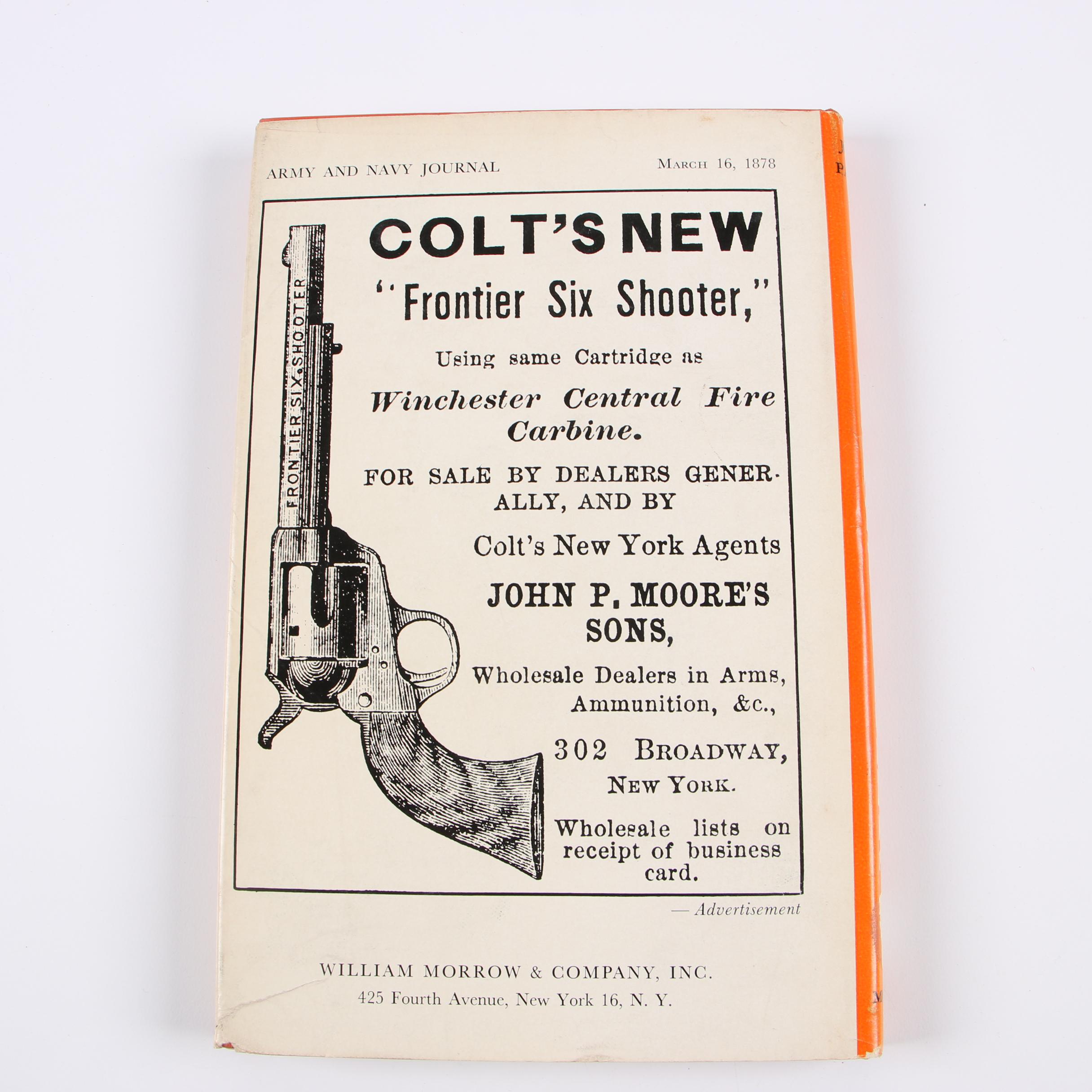 Signed "The Peacemaker and Its Rivals" by John E. Parsons, 1950