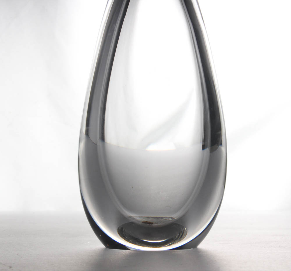 Steuben Glass "Vase with Sheared Rim" Designed by George Thompson