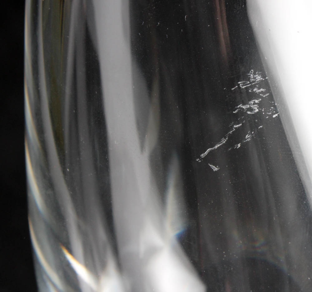 Steuben Glass "Vase with Sheared Rim" Designed by George Thompson