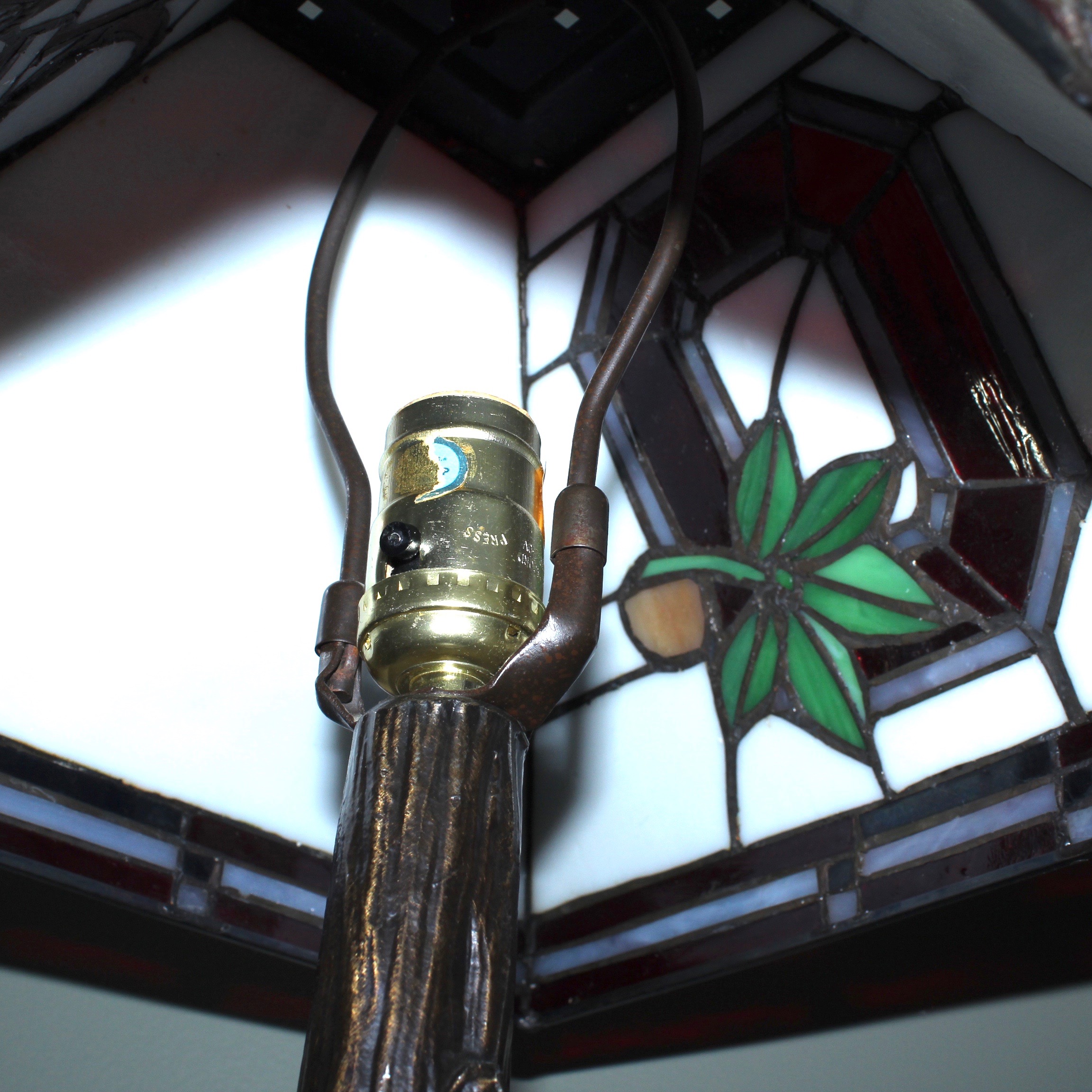 Ohio State Stained Glass Table Lamps