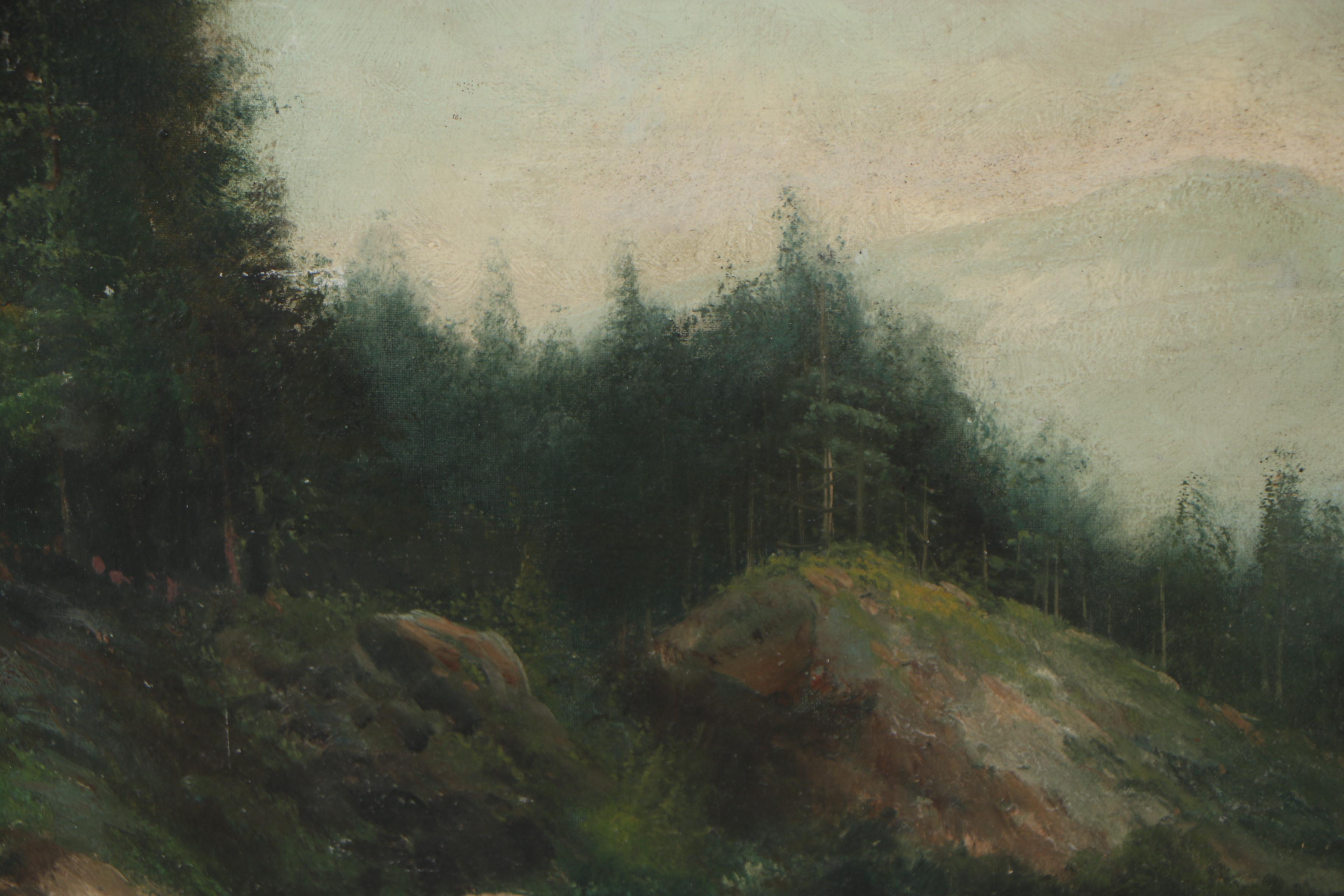 C.T. Mitchell Landscape Oil Painting