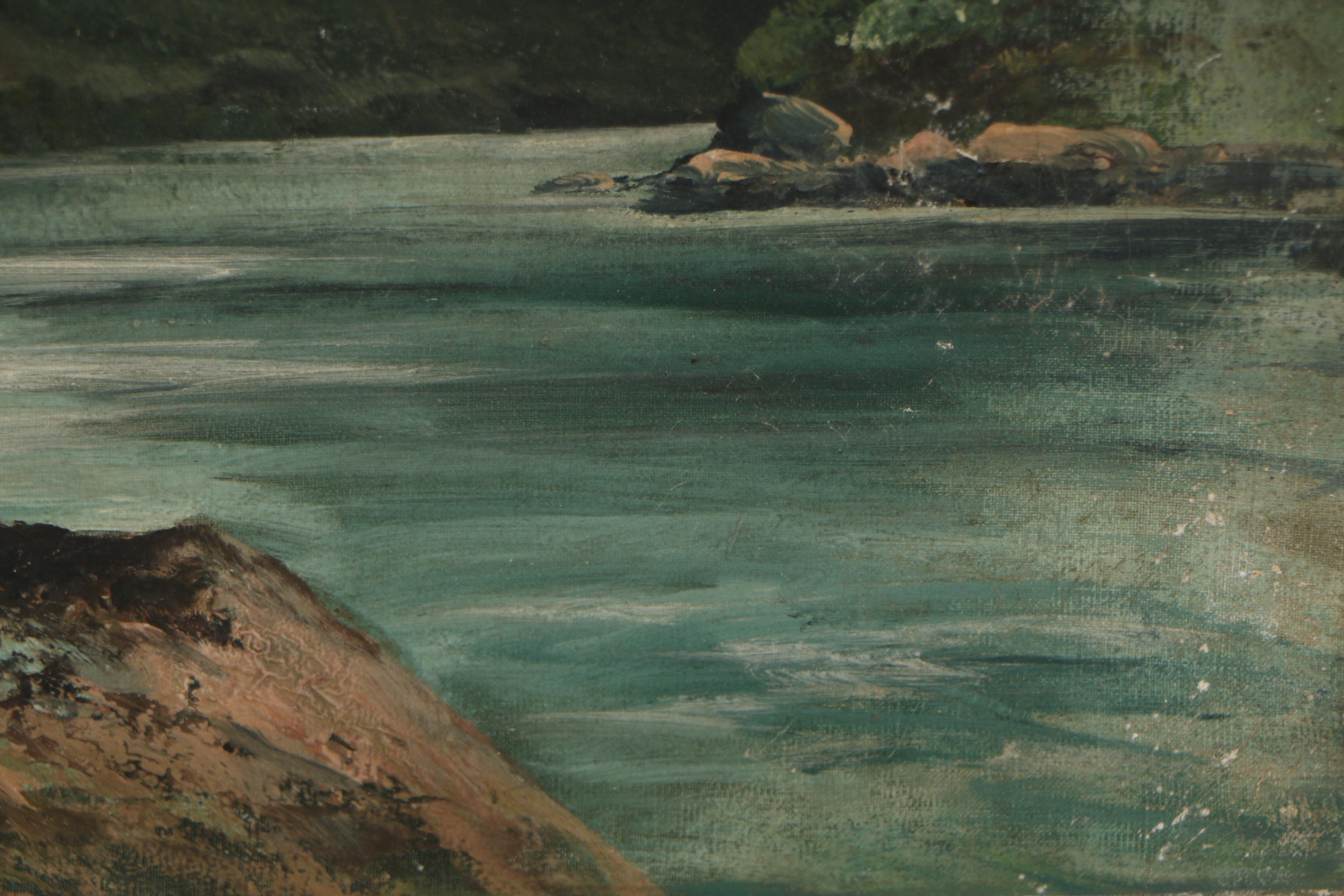 C.T. Mitchell Landscape Oil Painting