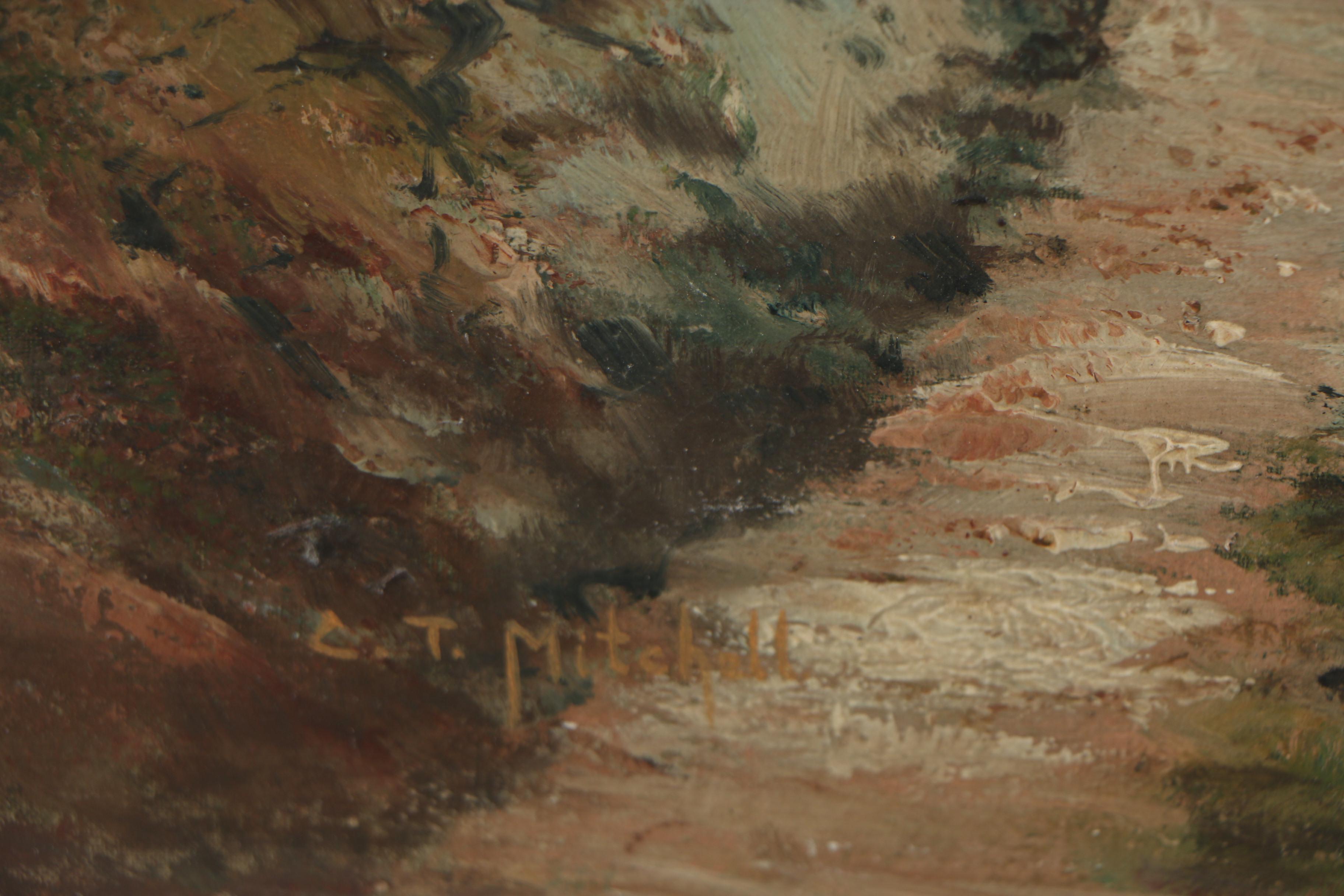 C.T. Mitchell Landscape Oil Painting