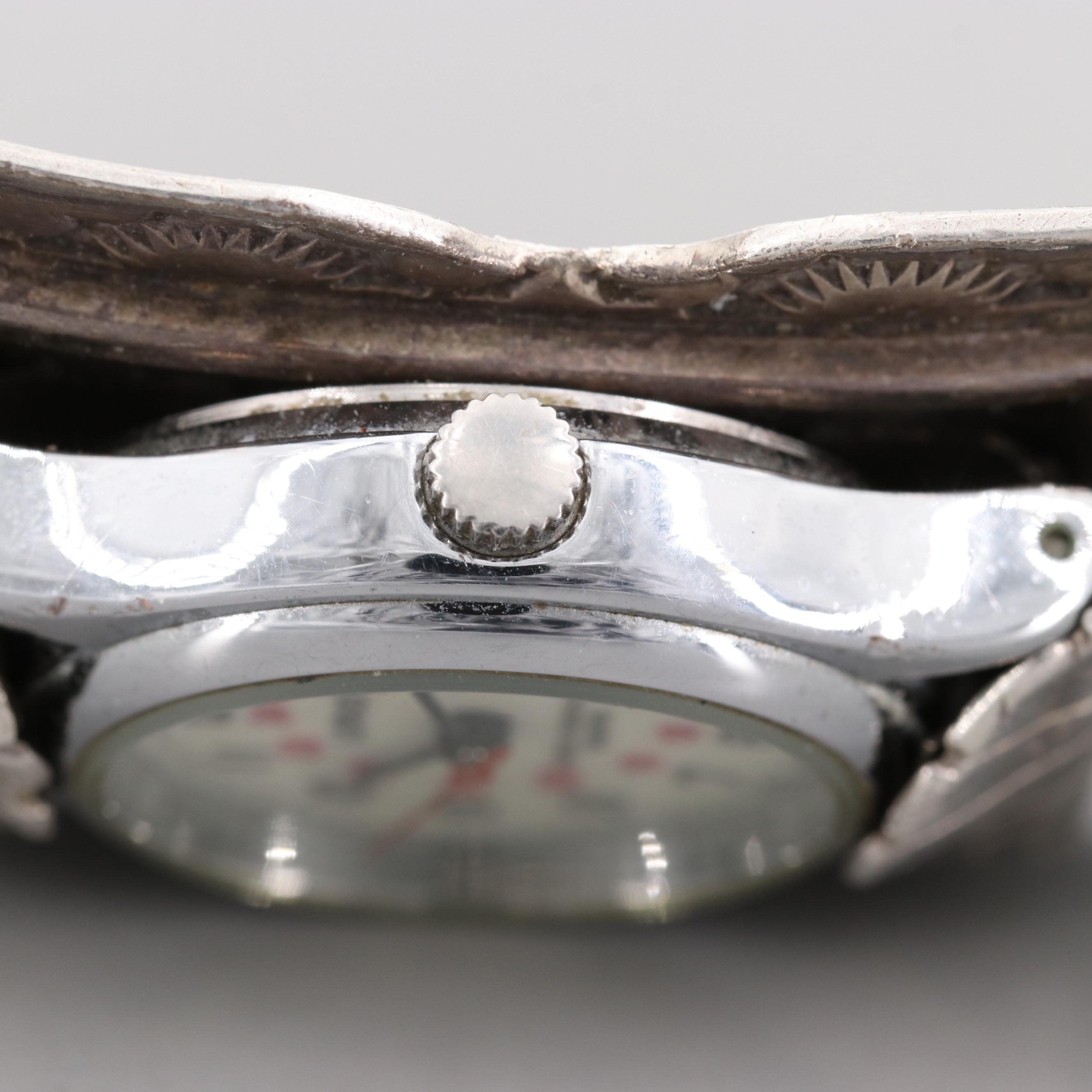 Lorus Sterling Silver and Turquoise Quartz Watch