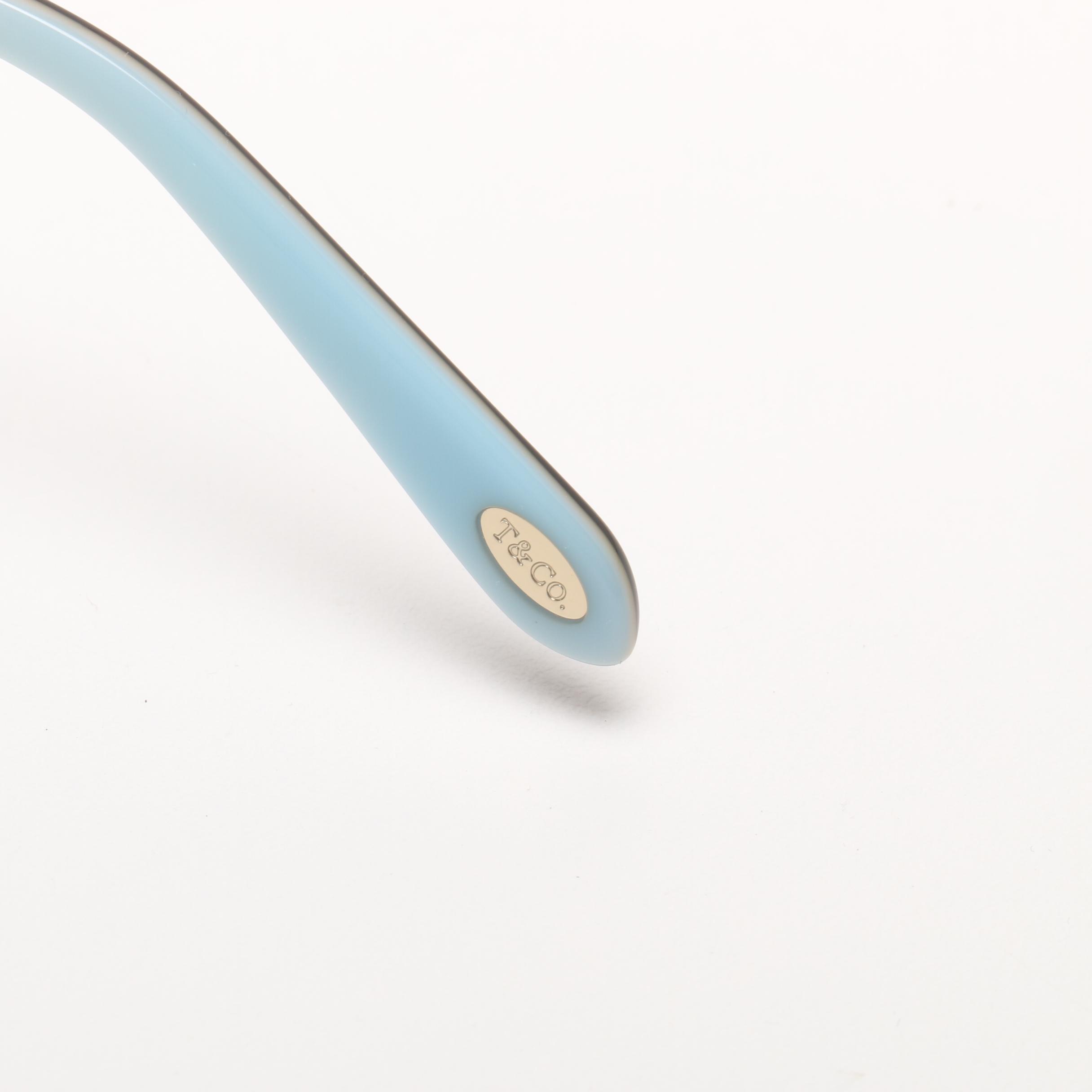 Tiffany & Co. TF2128-B Havana/Blue Eyeglasses with Case, Made in Italy