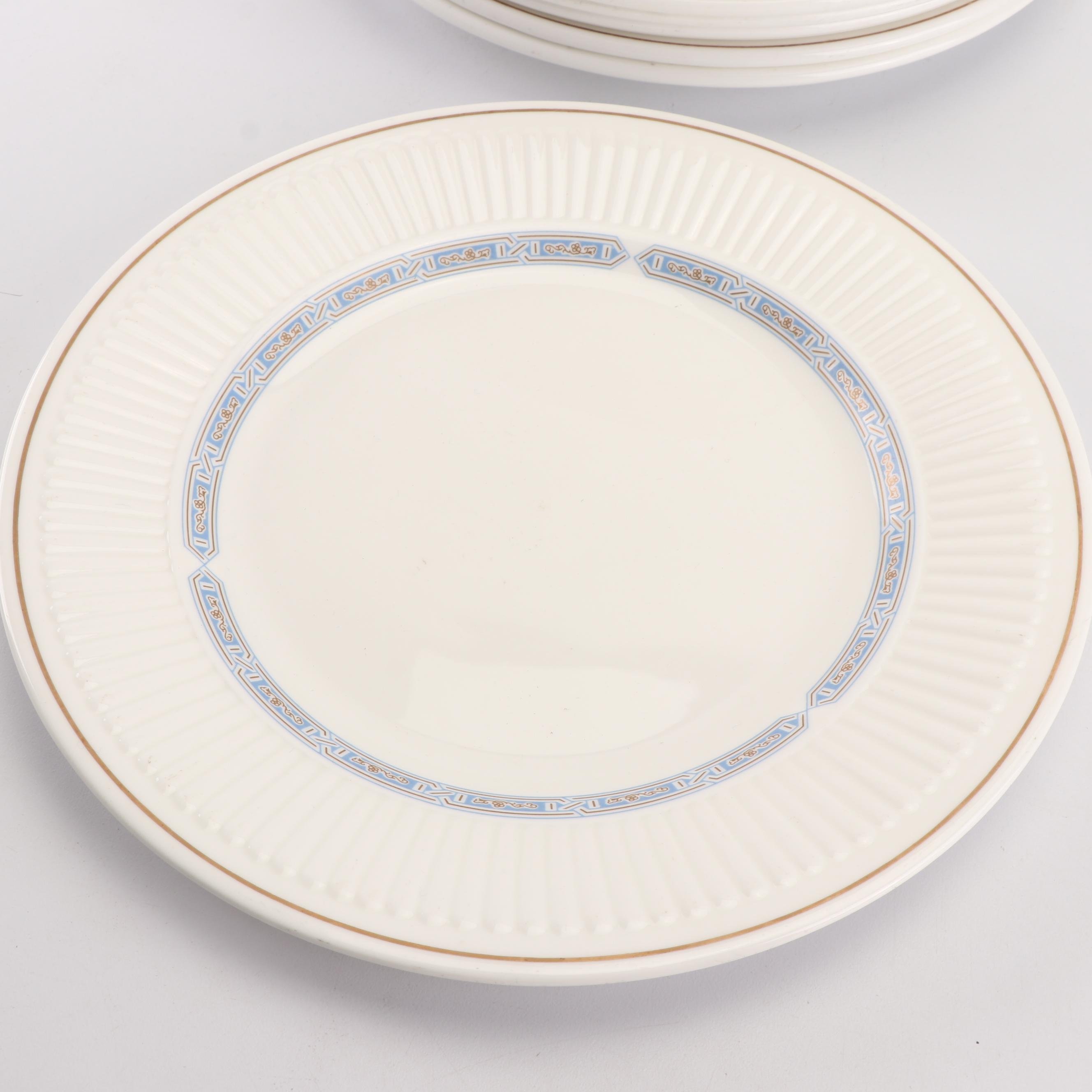 Wedgwood "Insignia" Metallised Bone China Salad Plates