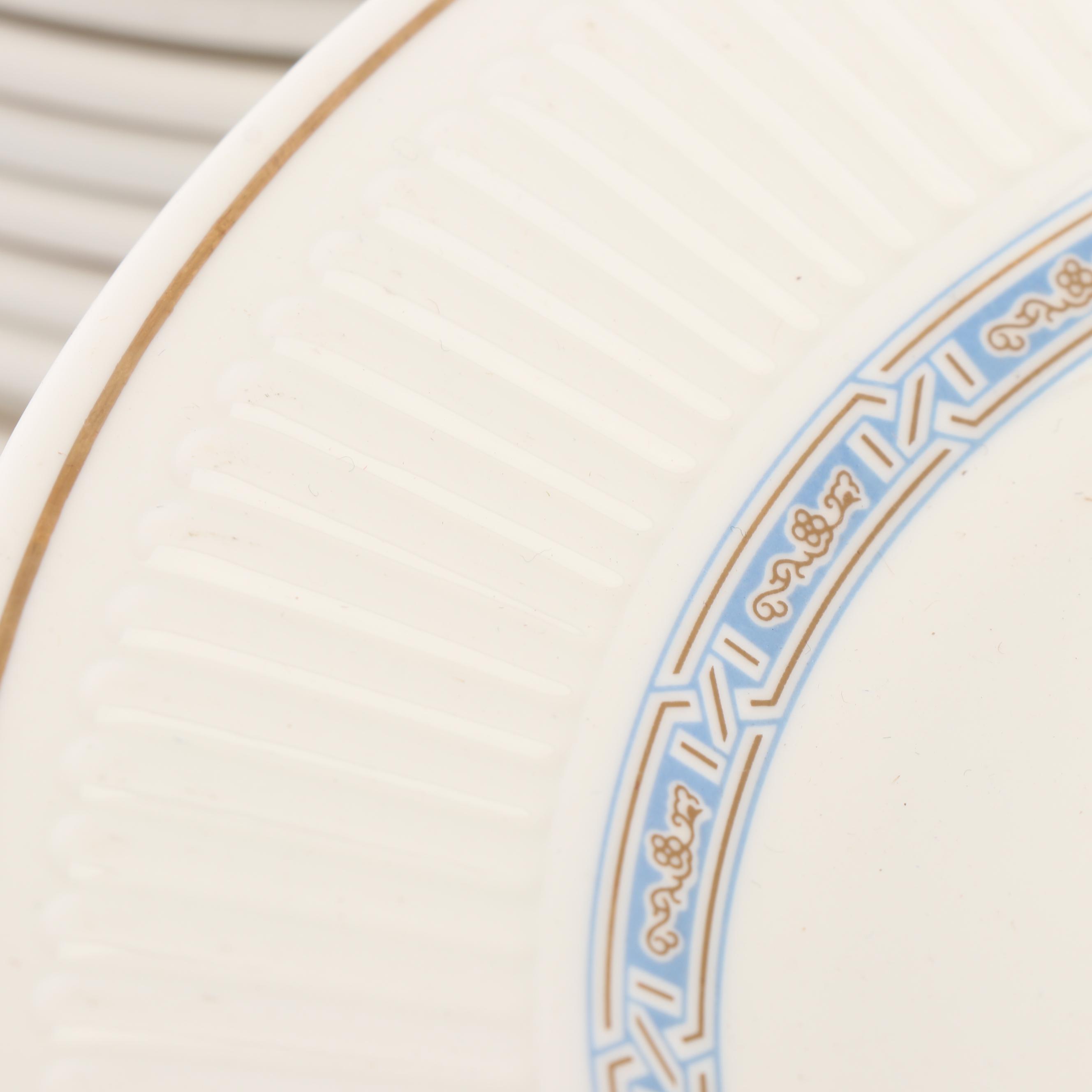 Wedgwood "Insignia" Metallised Bone China Salad Plates