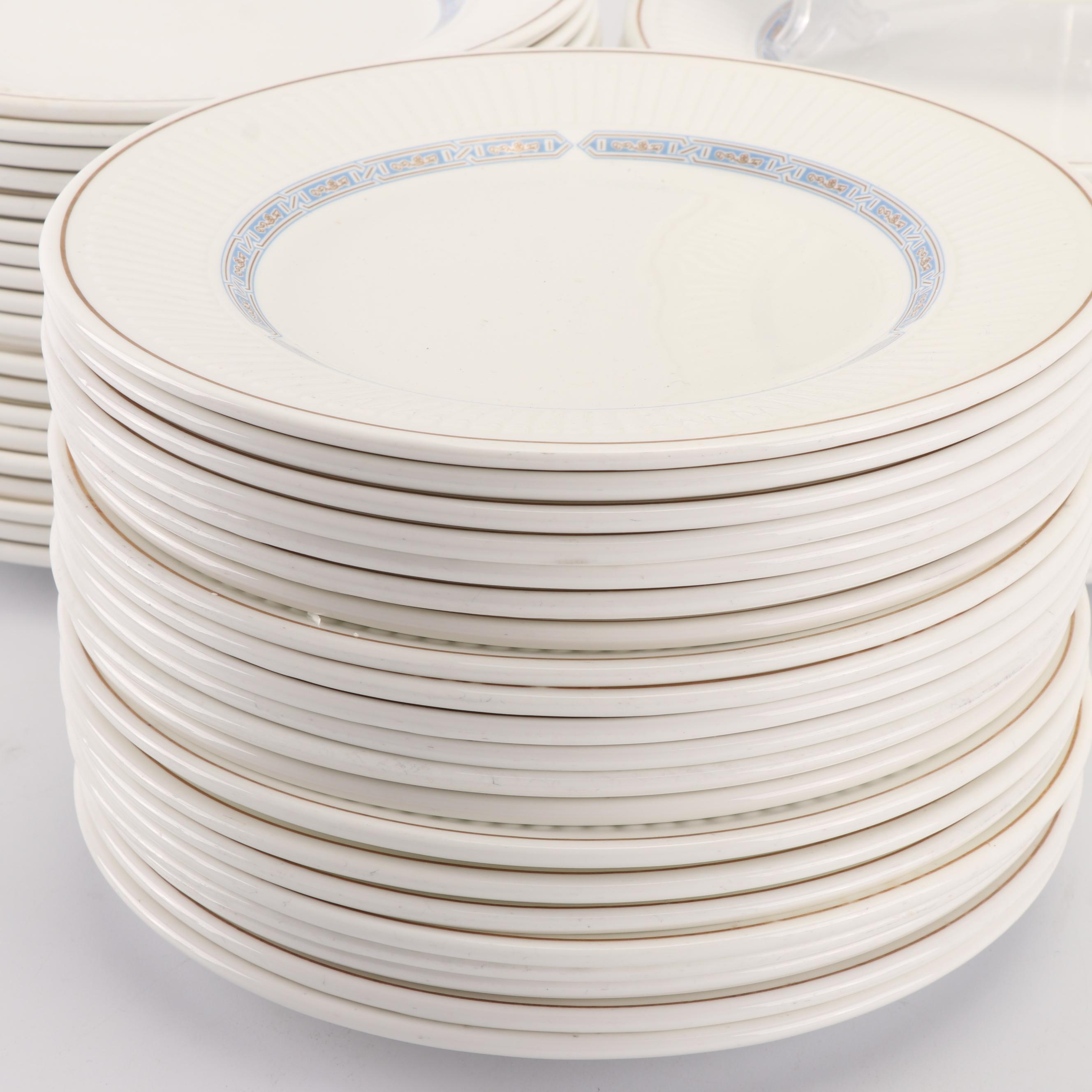Wedgwood "Insignia" Metallised Bone China Salad Plates