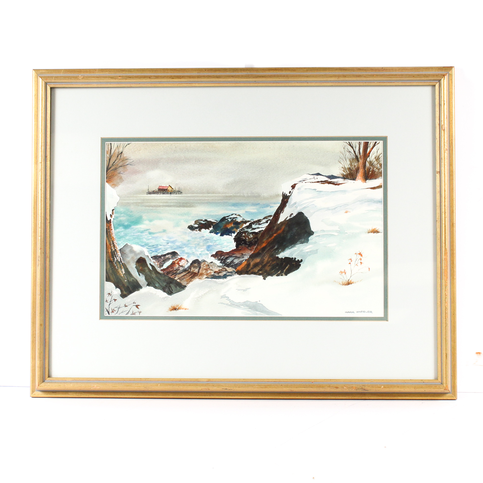 Mark Wheeler Winter Landscape Watercolor Painting