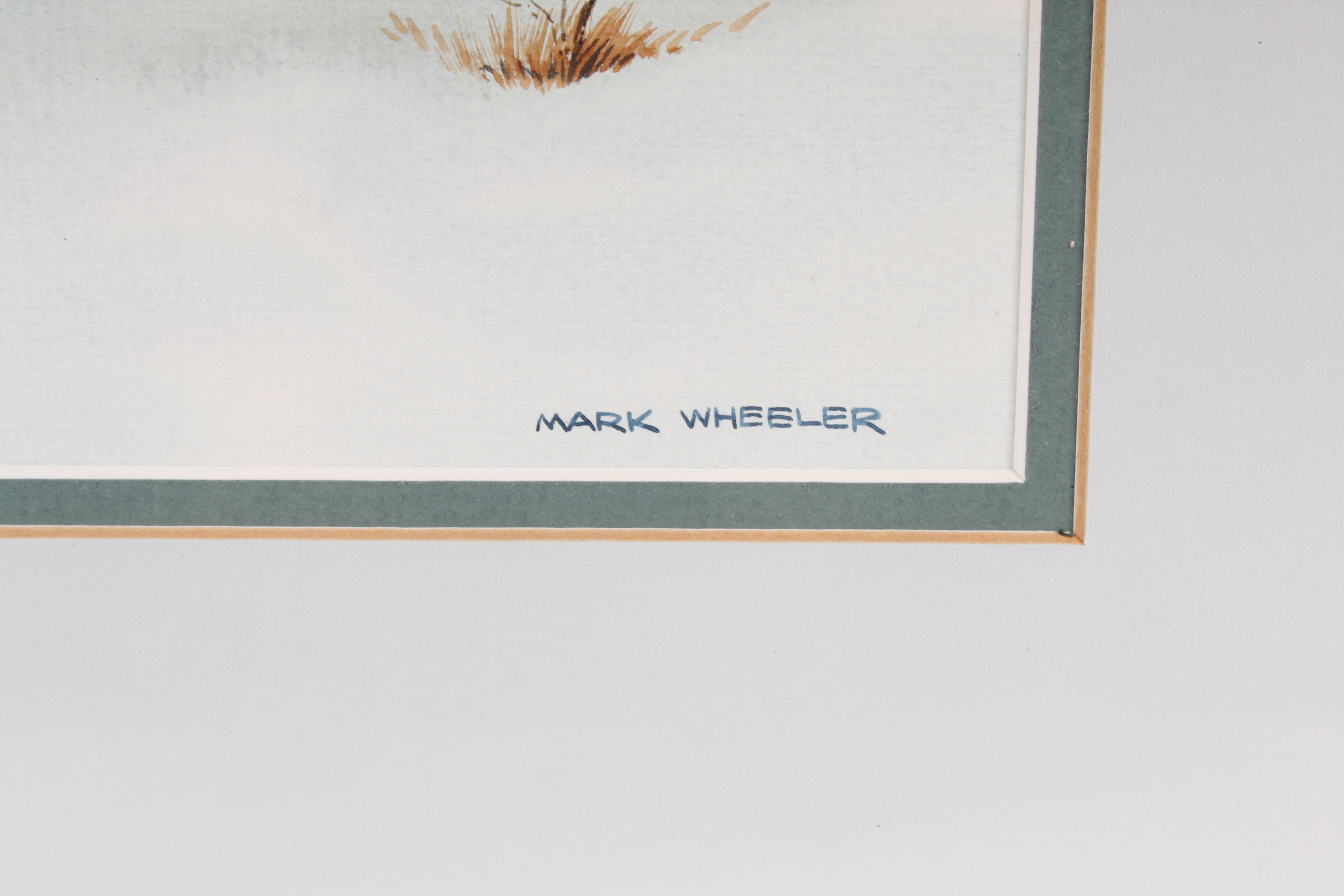 Mark Wheeler Winter Landscape Watercolor Painting