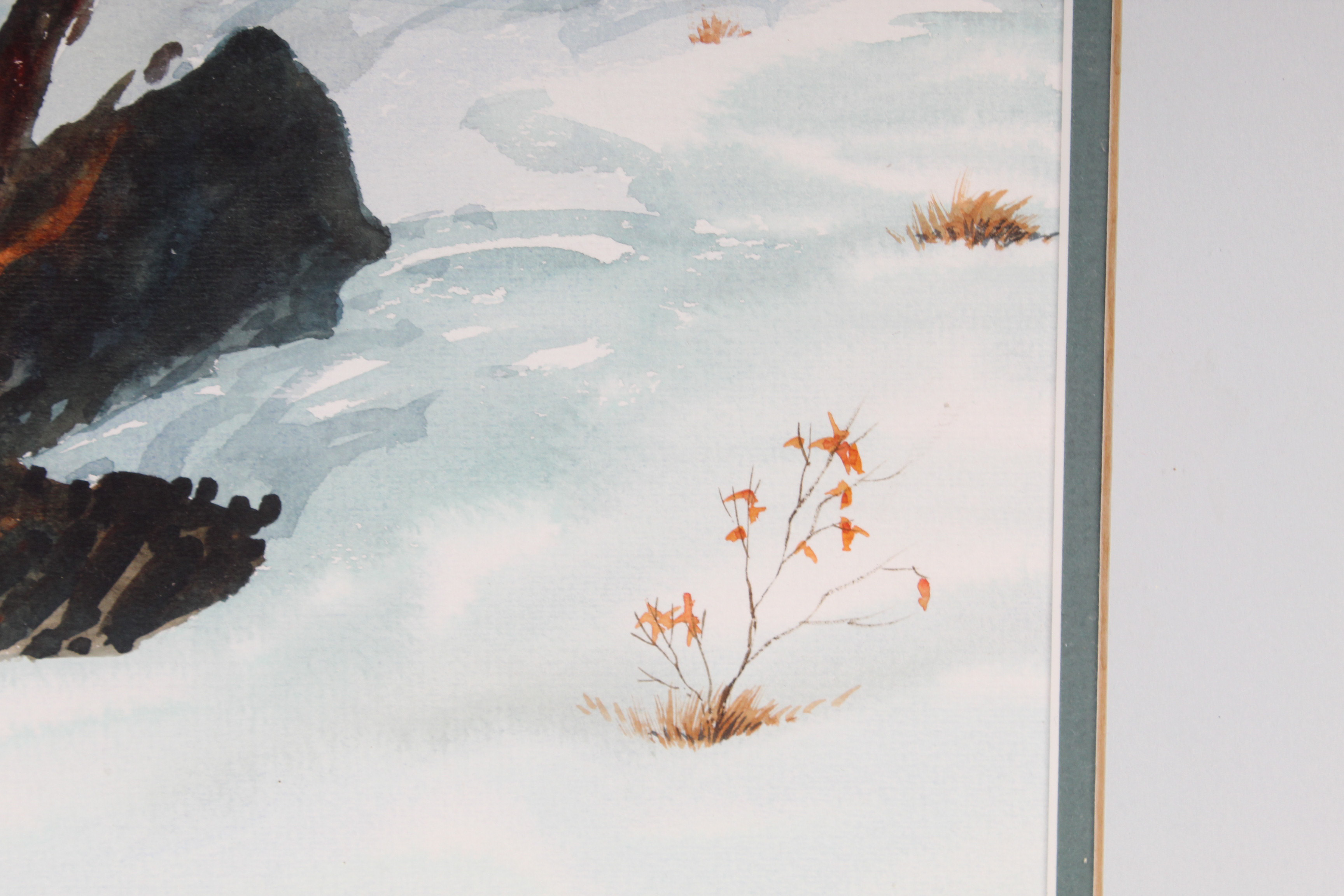 Mark Wheeler Winter Landscape Watercolor Painting