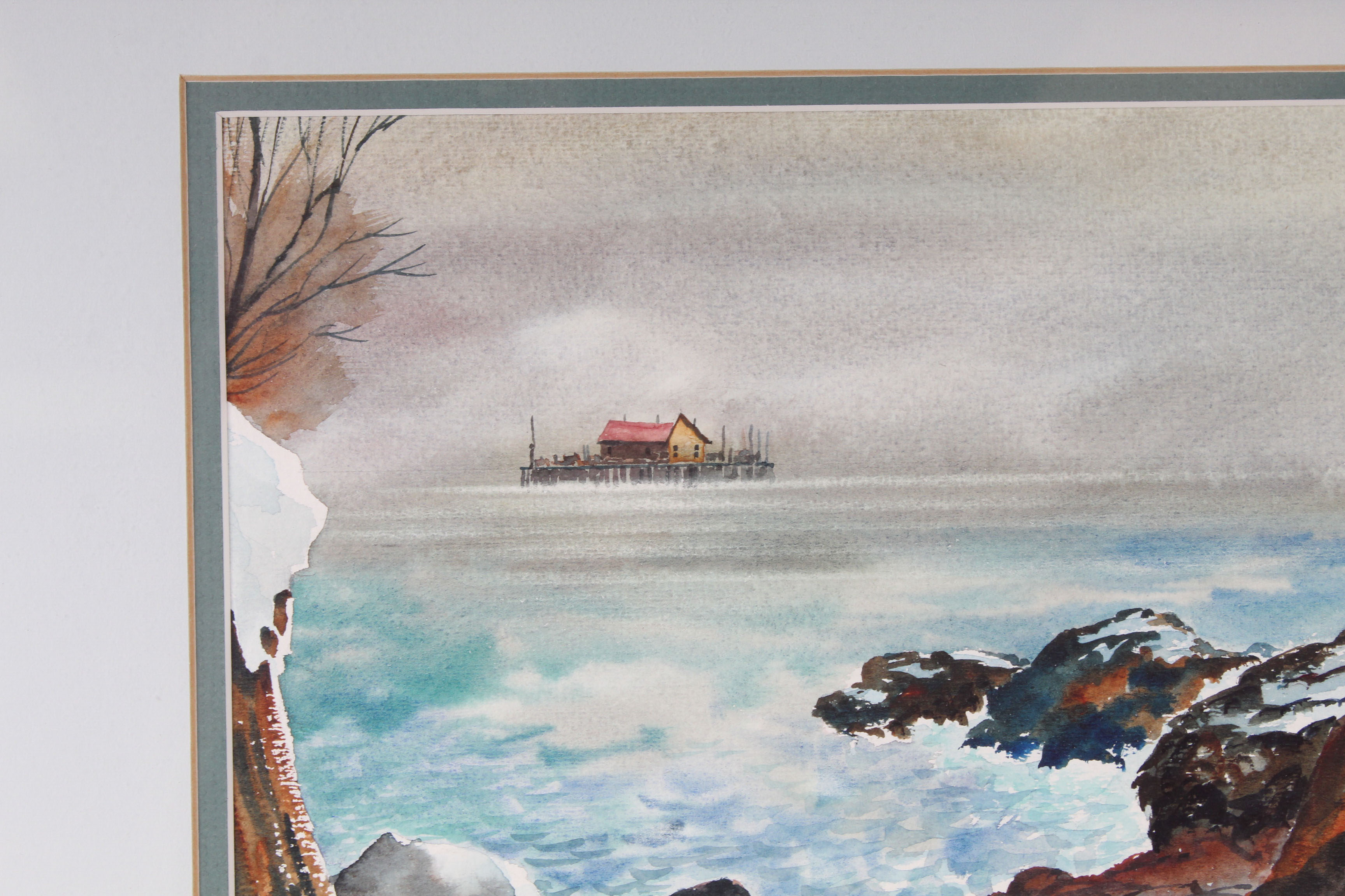 Mark Wheeler Winter Landscape Watercolor Painting