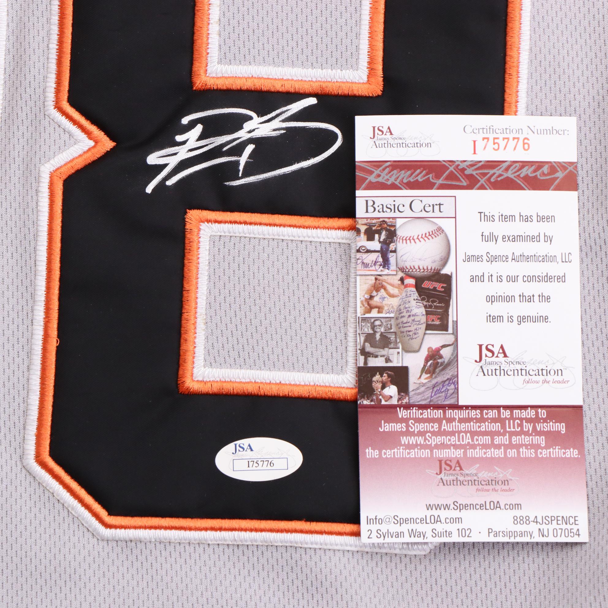 Cecil Fielder Signed Detroit Tigers Baseball Jersey JSA COA