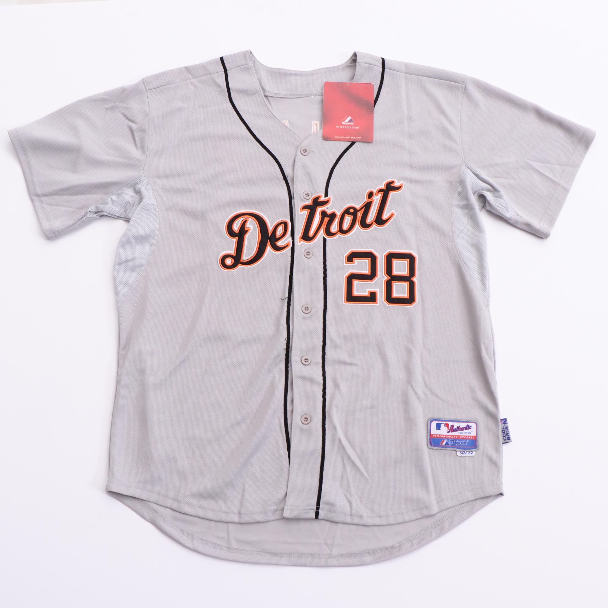 Cecil Fielder Signed Detroit Tigers Baseball Jersey JSA COA