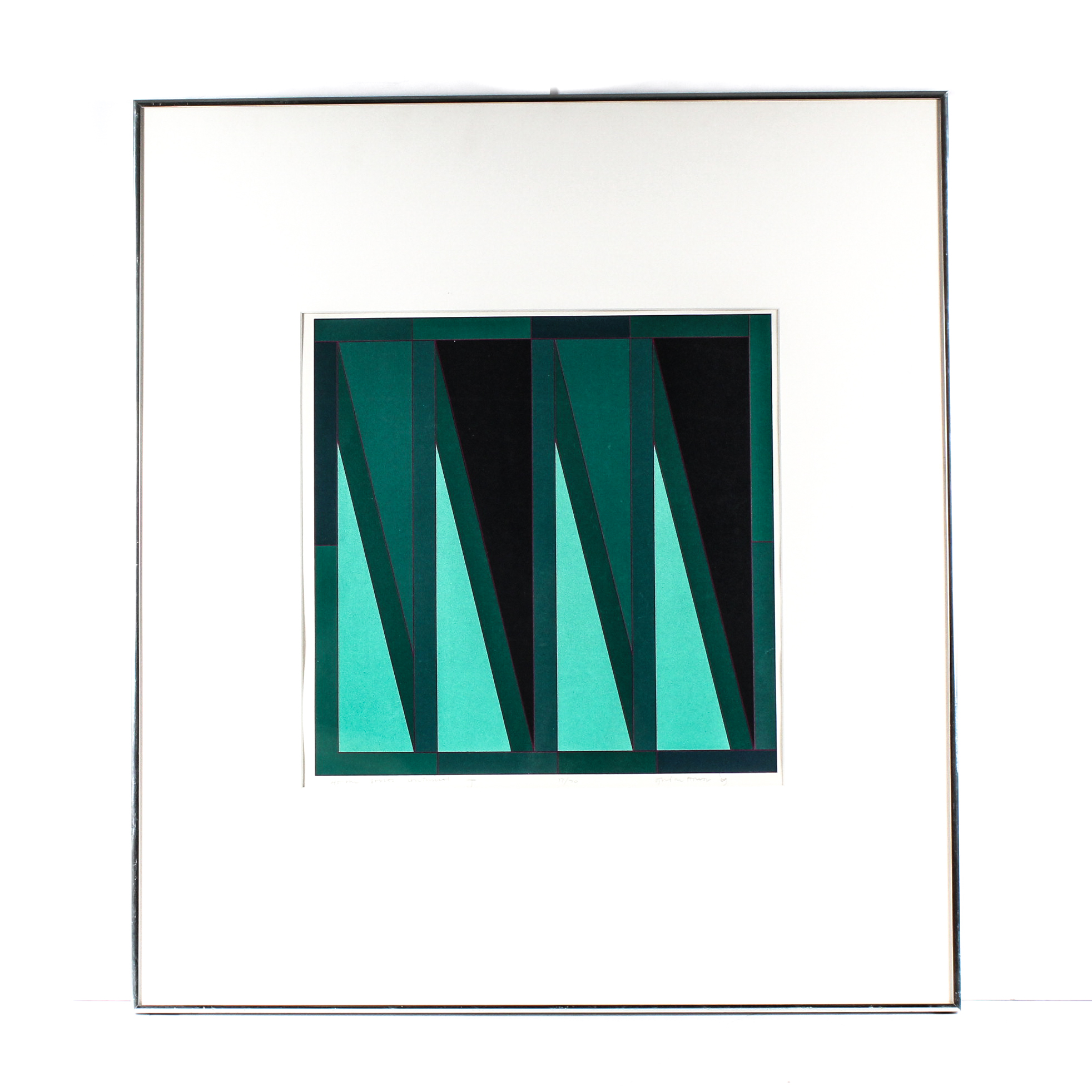 Gordon House 1969 Serigraph "40 cm Series Continued J"