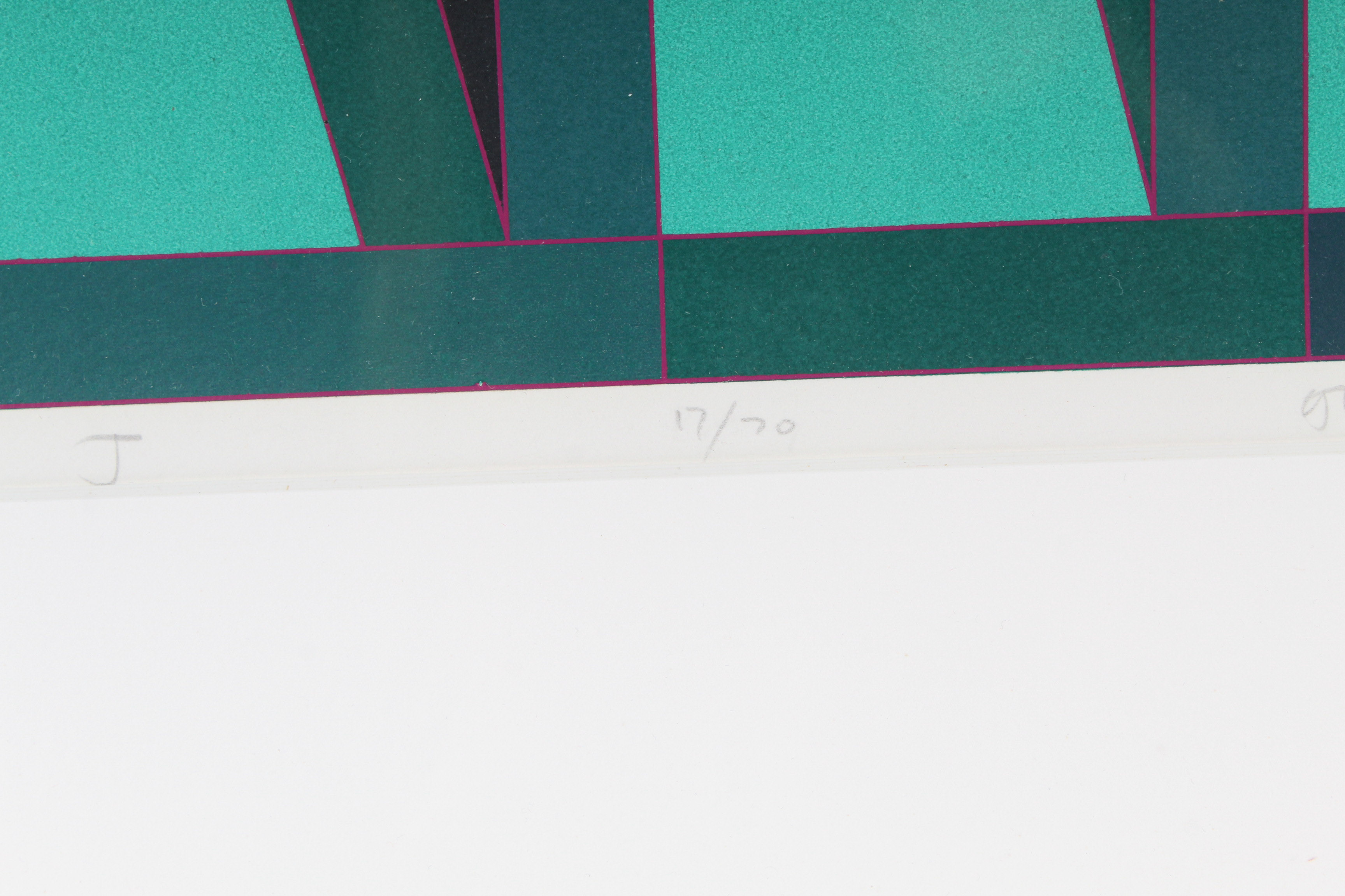 Gordon House 1969 Serigraph "40 cm Series Continued J"
