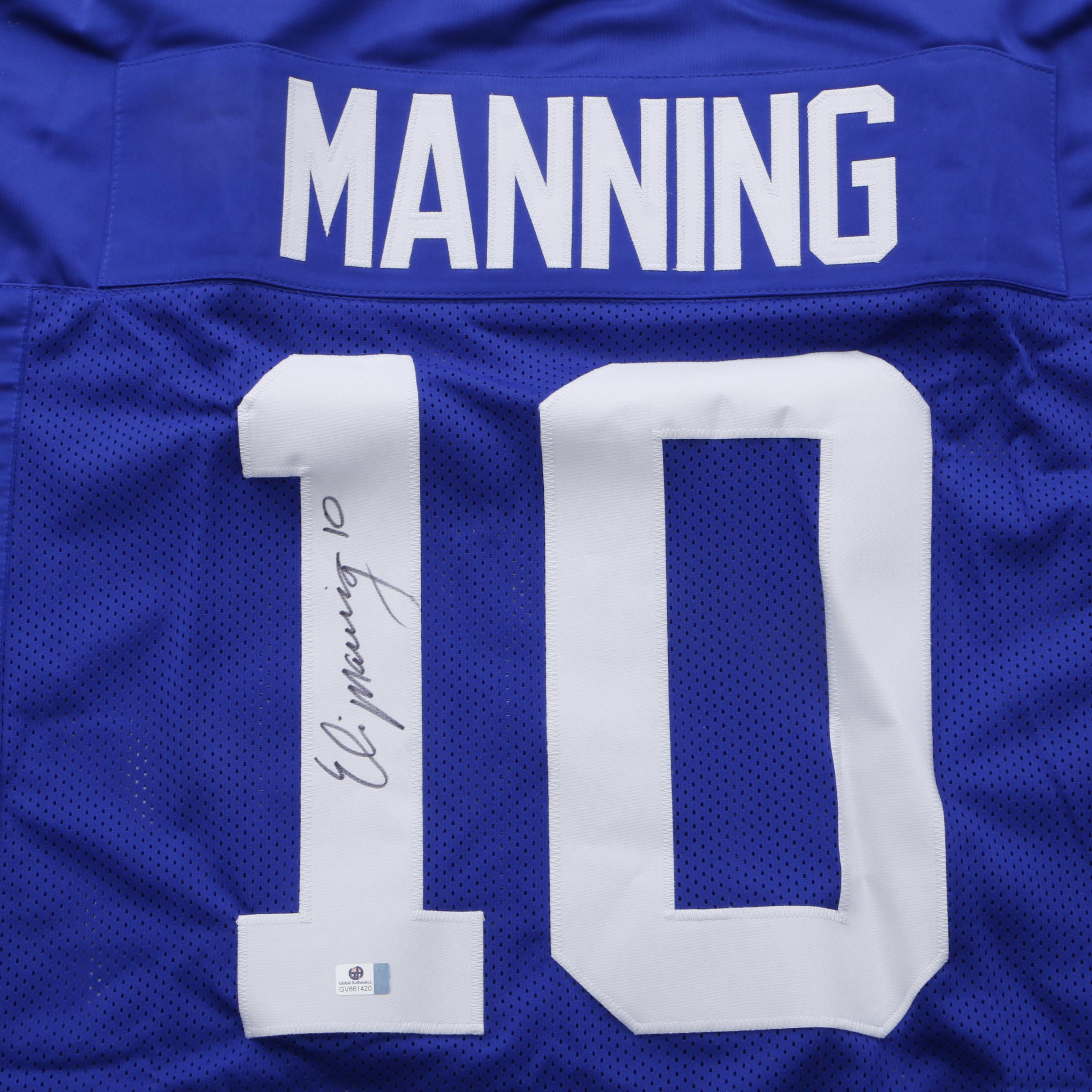 Eli Manning Signed New York Giants Football Jersey