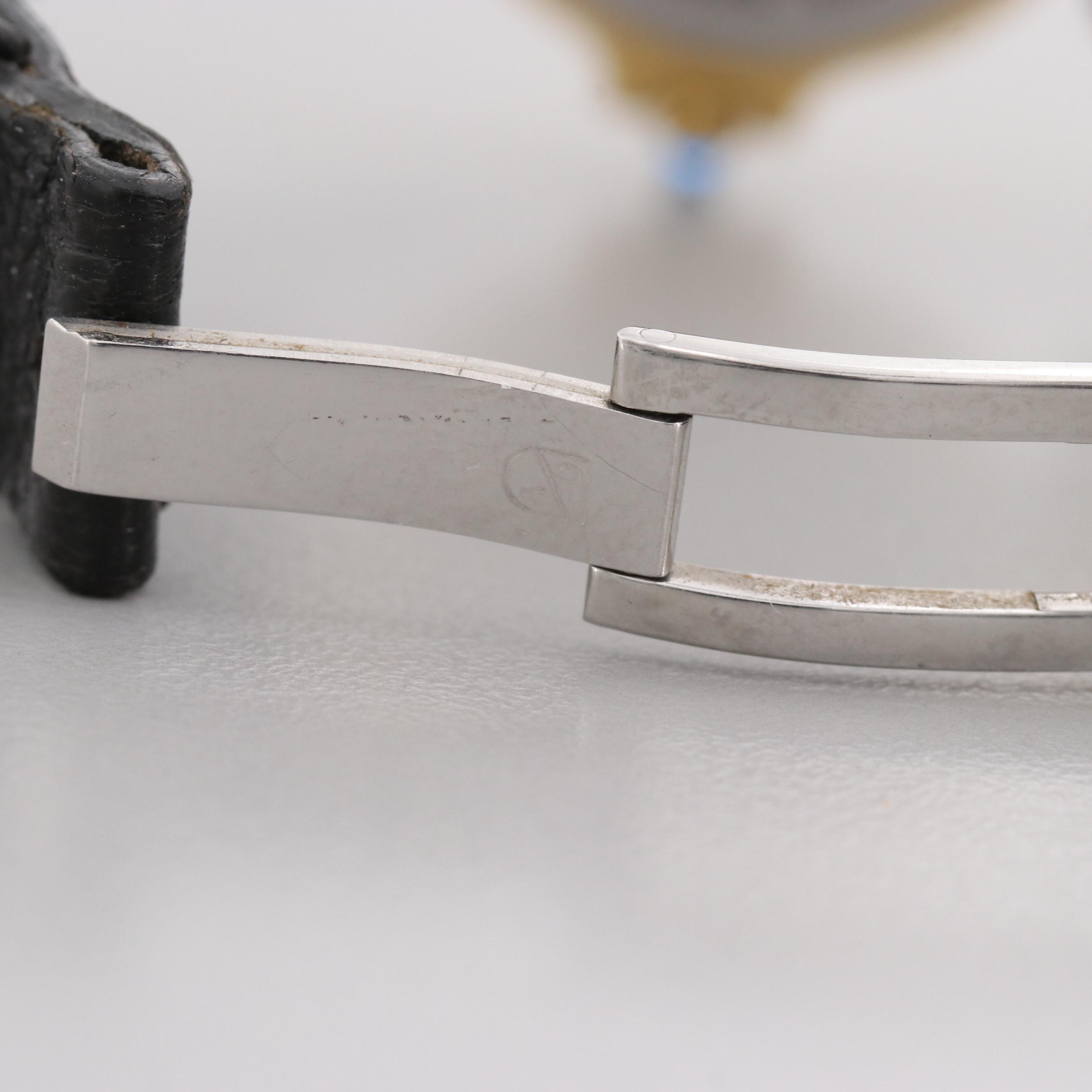 Dunhill Millennium Stainless Steel Quartz Watch with Synthetic Spinel Crown