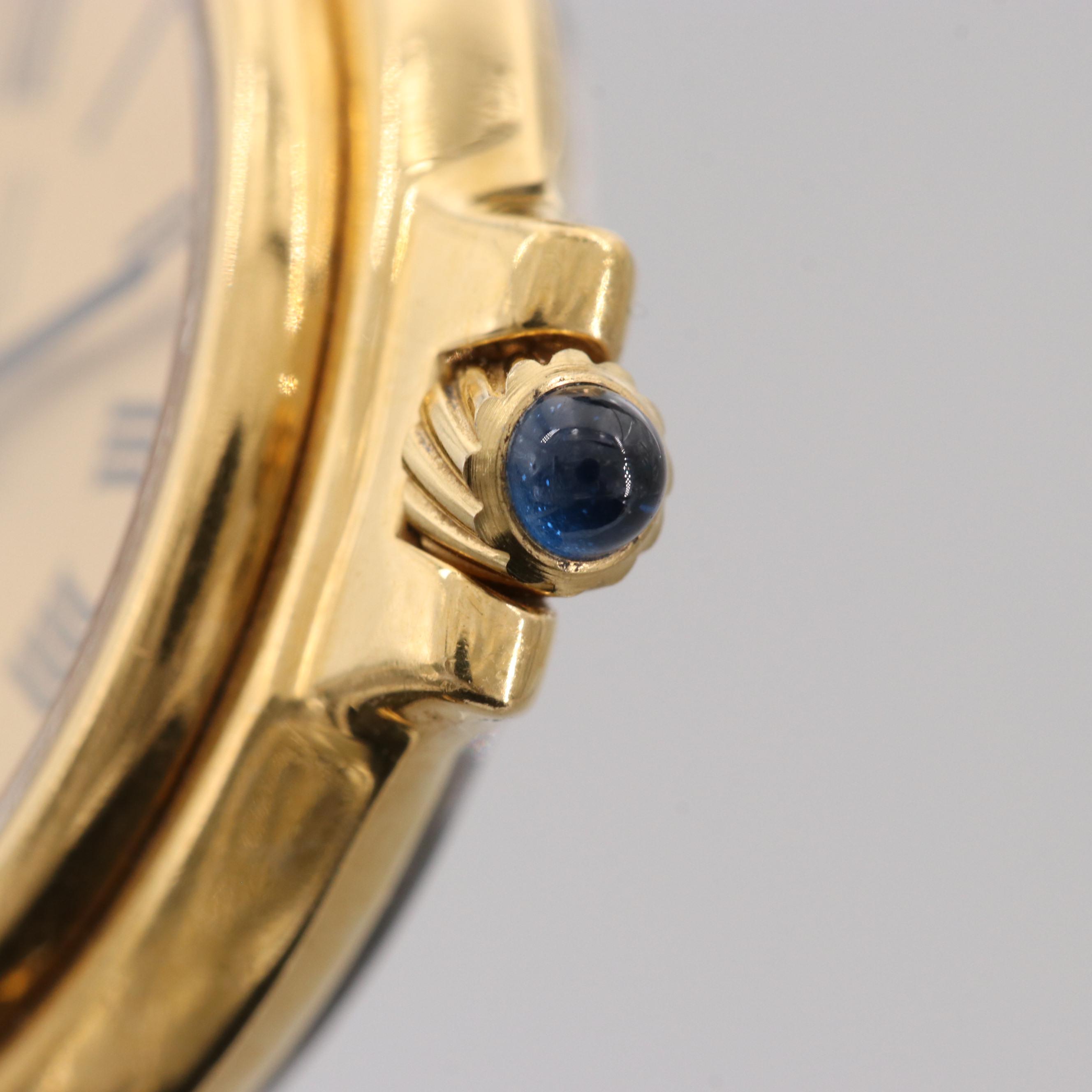 Dunhill Millennium Stainless Steel Quartz Watch with Synthetic Spinel Crown