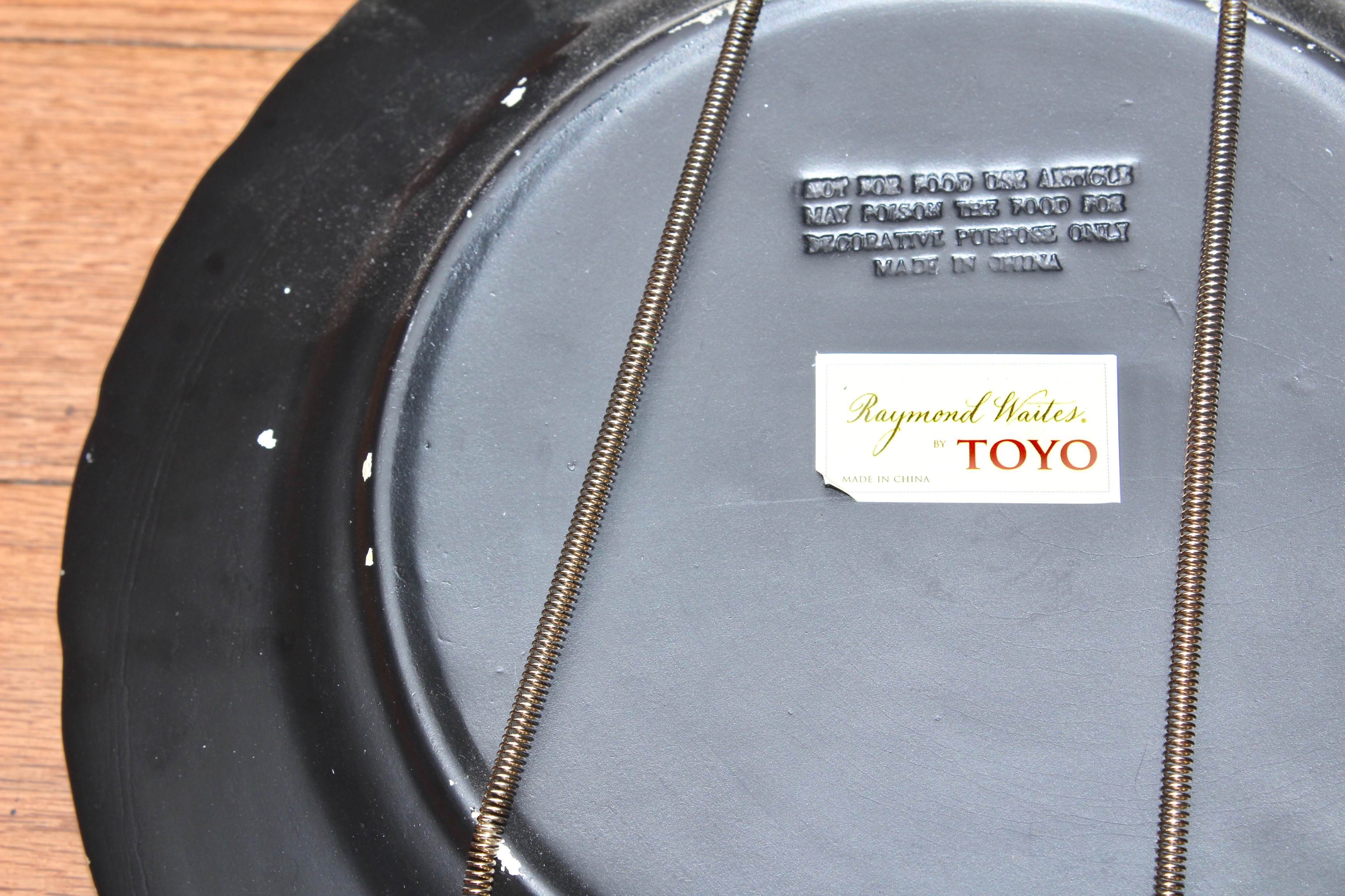 Candlesticks and Raymond Waites Wall Plates For Toyo