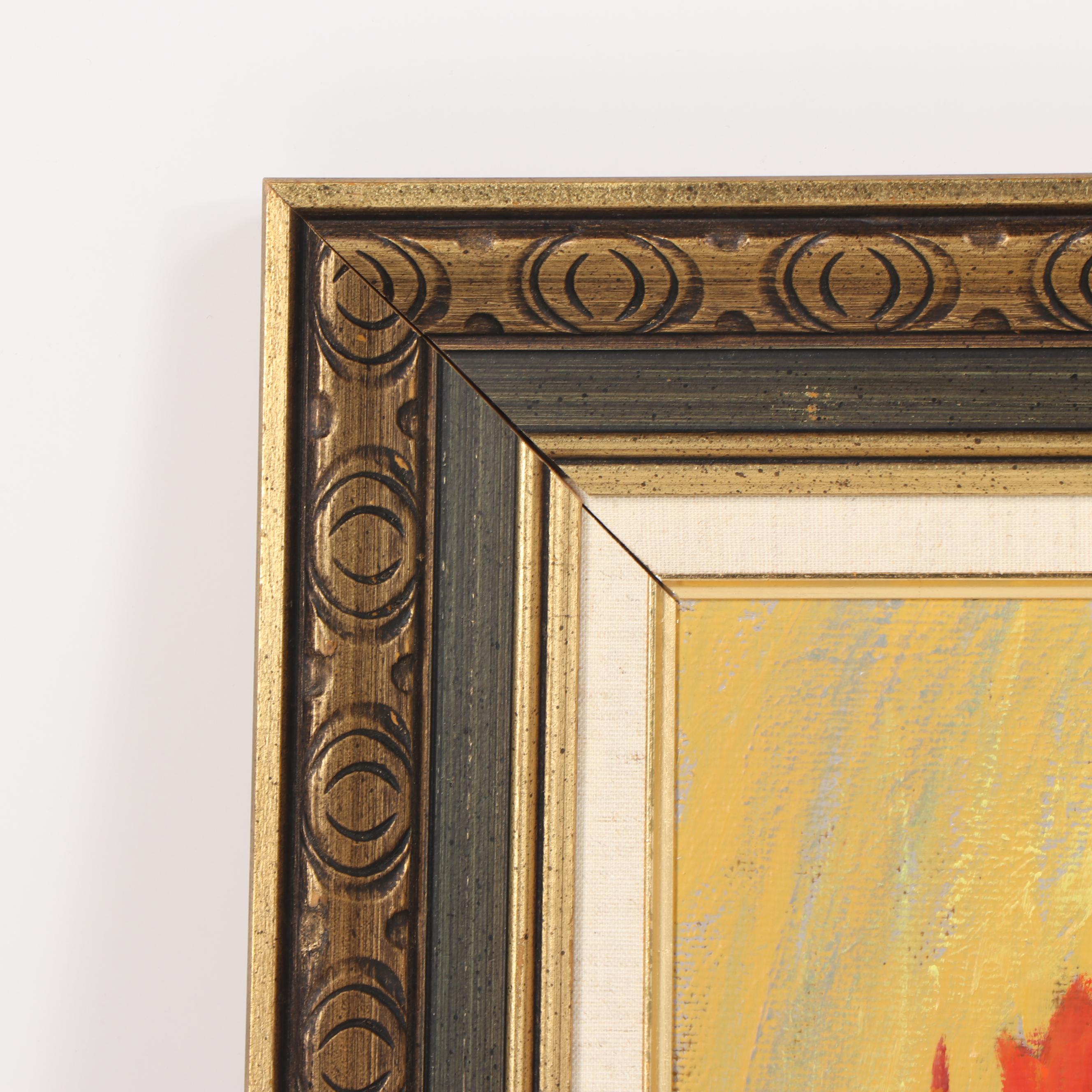 Arnold Vail Oil Painting of Poppies