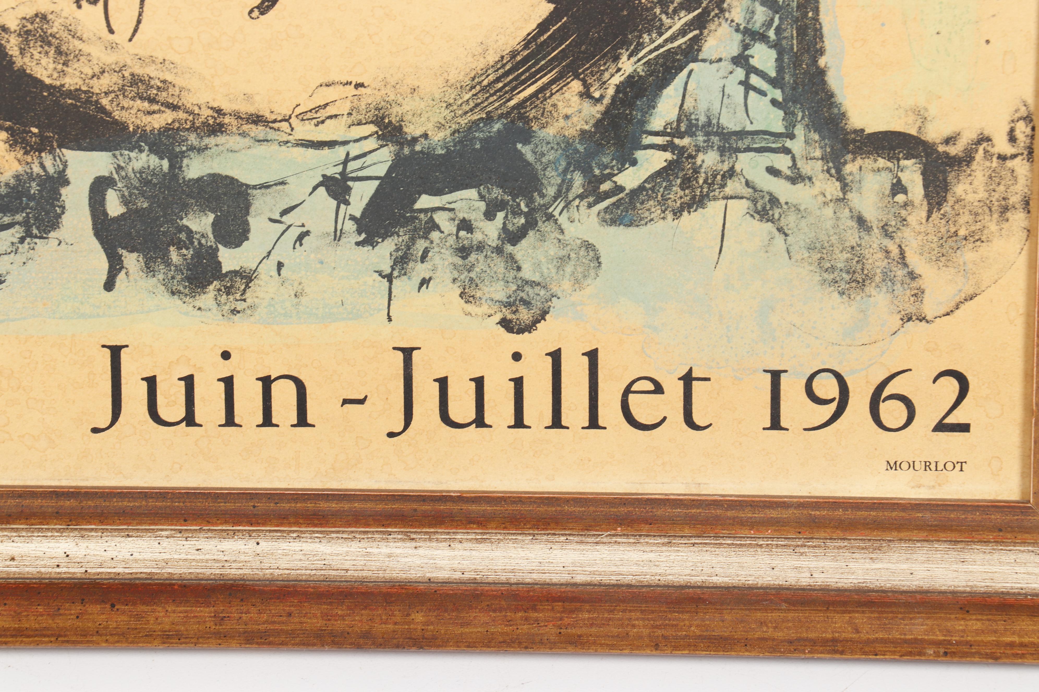 Marc Chagall Lithograph Poster for Galerie Maeght "L'Oiseau Vert"