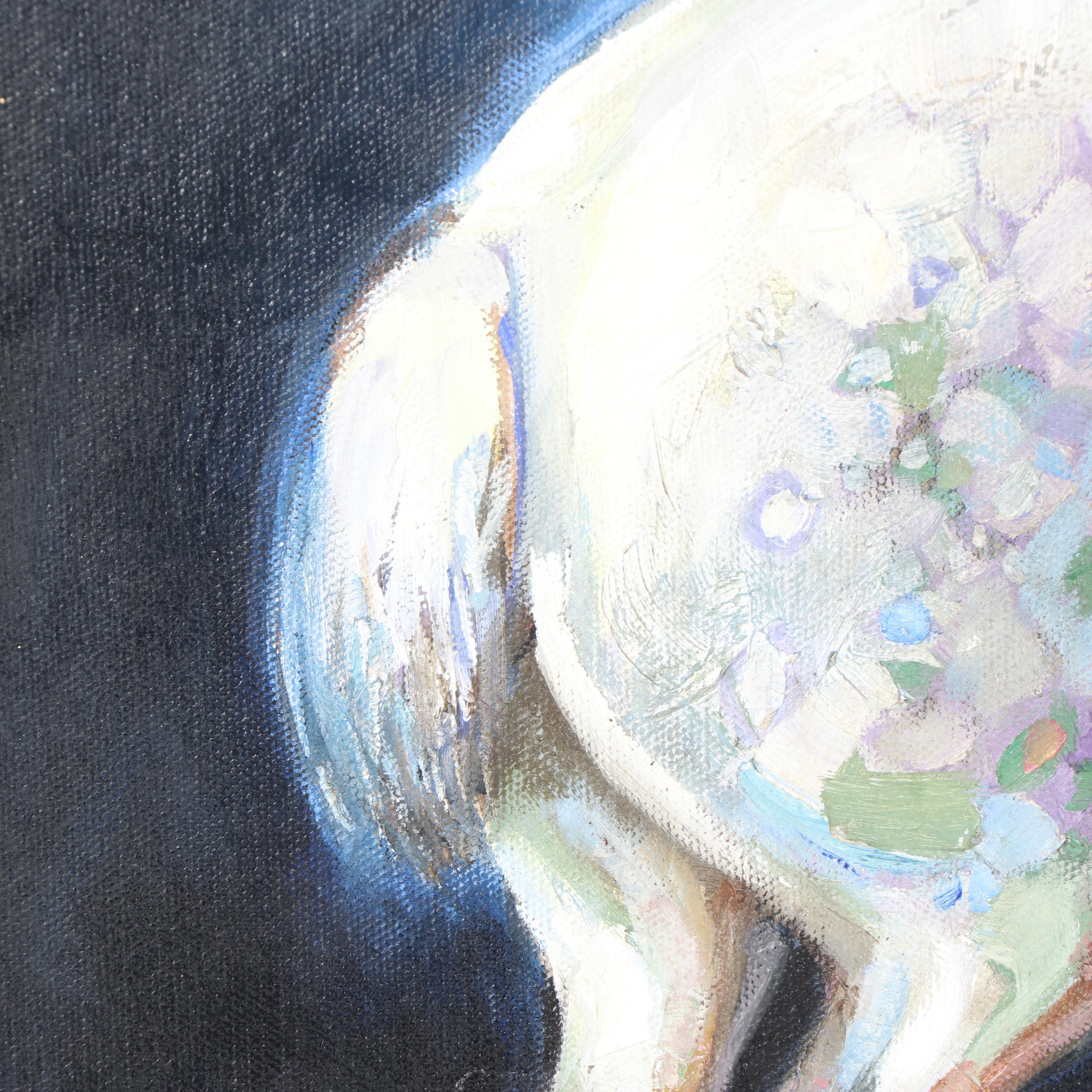 Monica Cascio Oil Painting "Midnight Percheron"