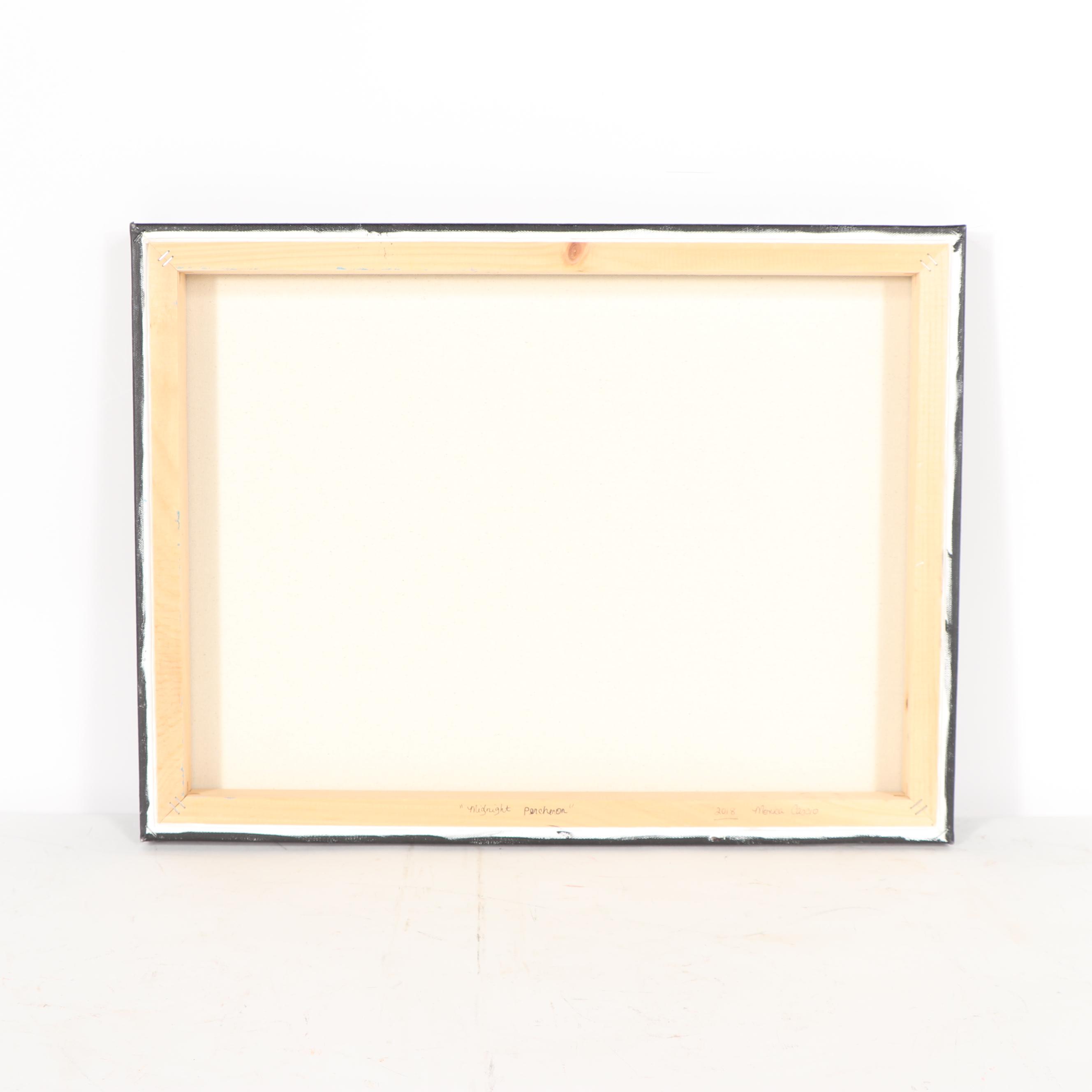 Monica Cascio Oil Painting "Midnight Percheron"