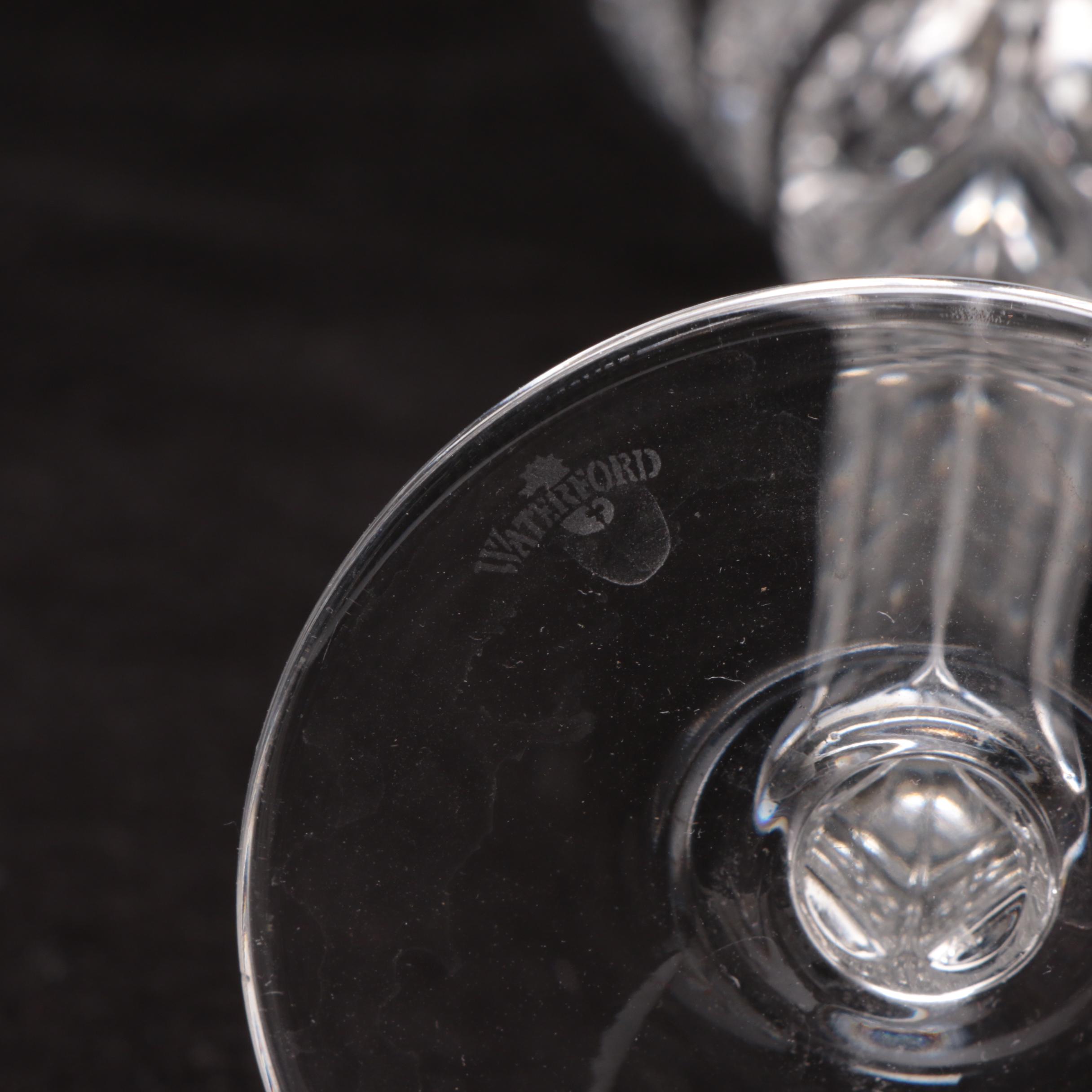 Waterford Crystal "Wedding Heirloom" and "Millenium" Fluted Champagne Glasses