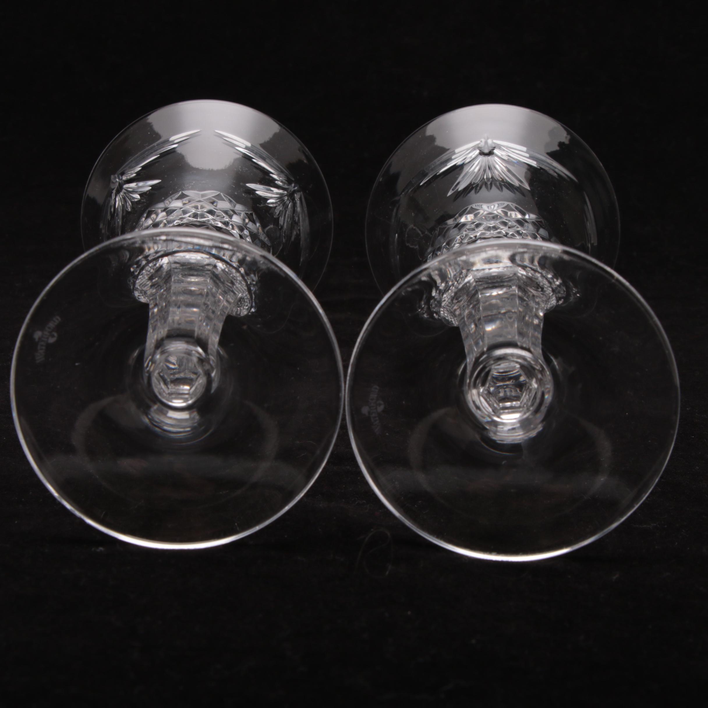 Waterford Crystal "Wedding Heirloom" and "Millenium" Fluted Champagne Glasses