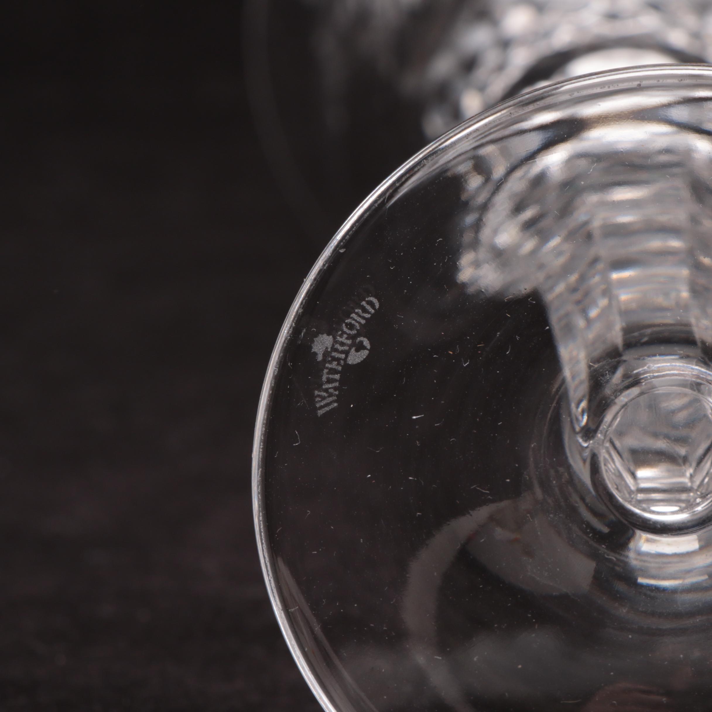 Waterford Crystal "Wedding Heirloom" and "Millenium" Fluted Champagne Glasses