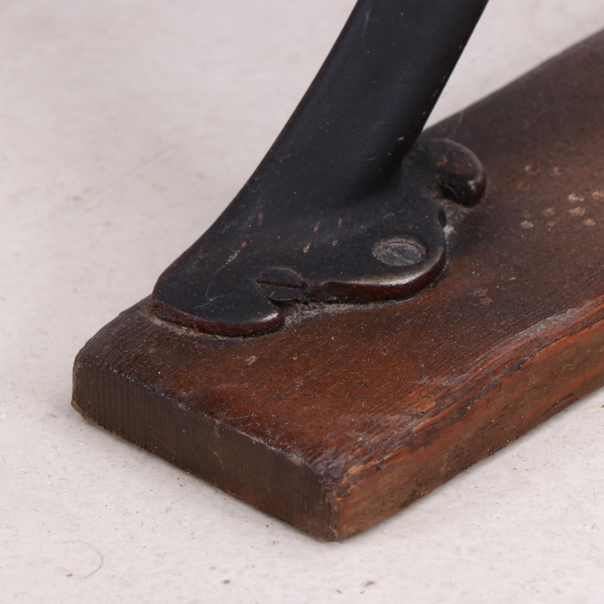 Antique Oak and Cast Iron Child's School Desk