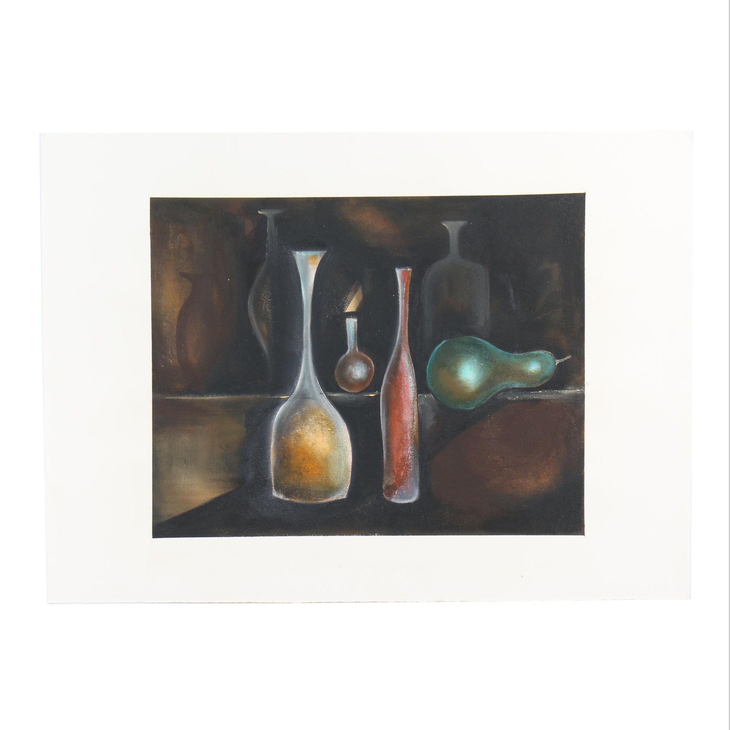 Abstract Still Life Mixed Media Painting