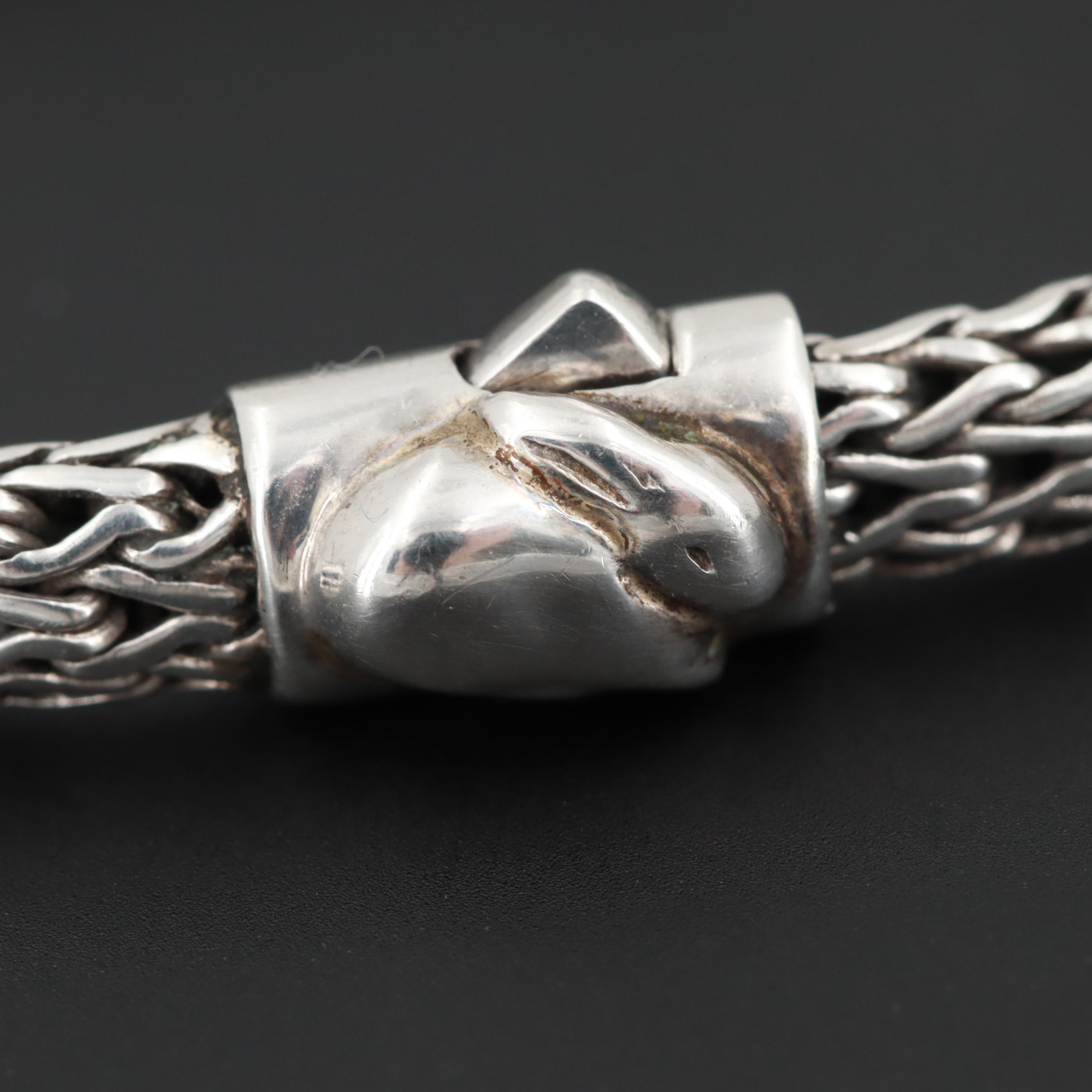 John Hardy "Baby Bunny" Sterling Silver and 18K Gold Bracelet